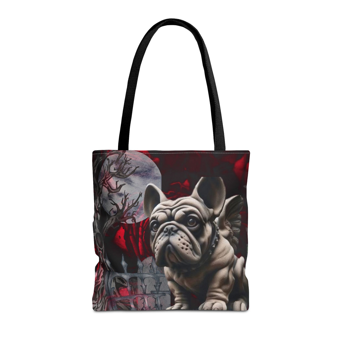 French Bulldog Angelic Gargoyle Protector Tote Bag