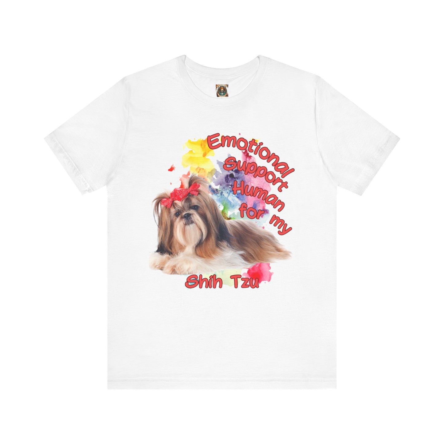 Emotional Support Human Shih Tzu Tee
