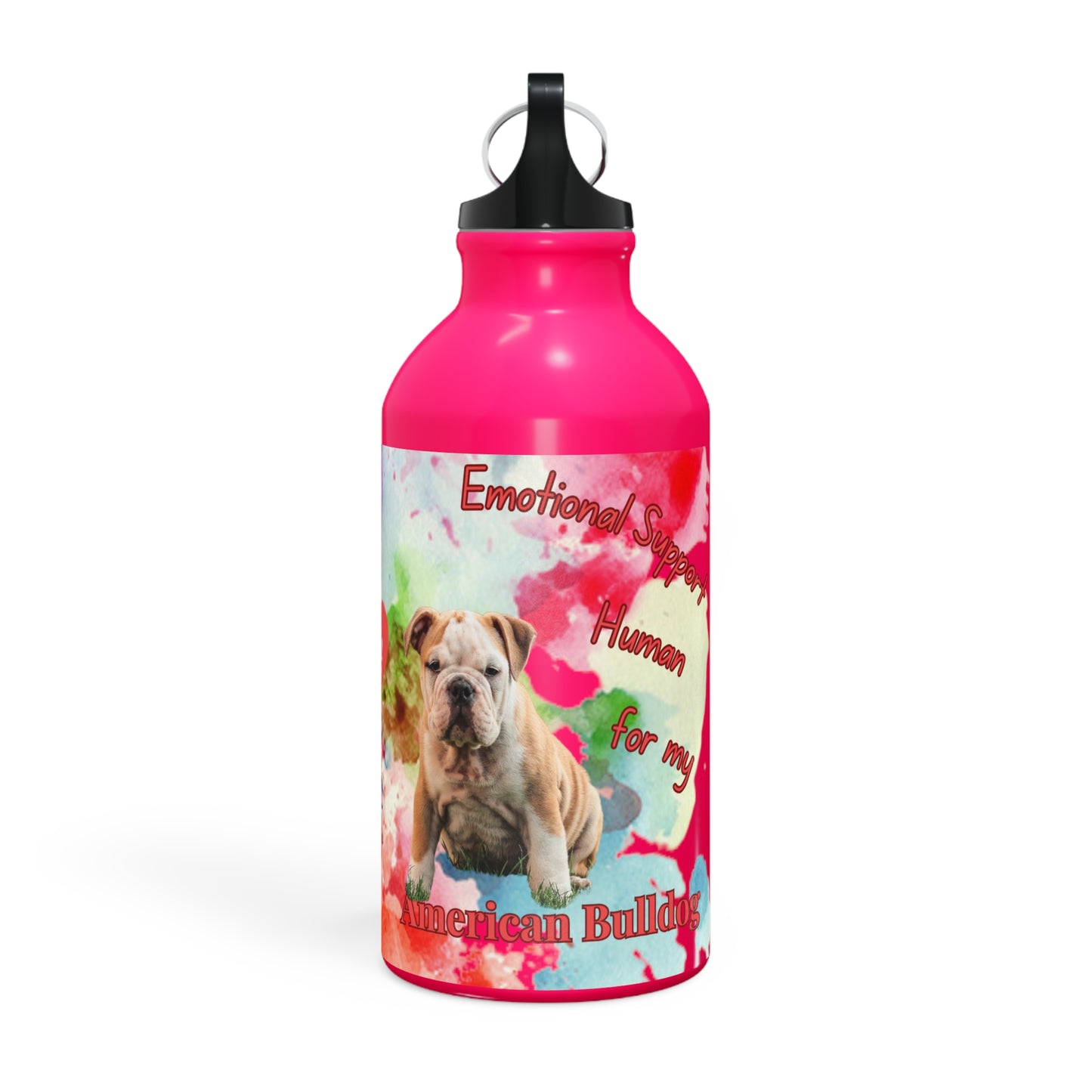 American Bulldog Emotioanal Support Human Oregon Sport Bottle