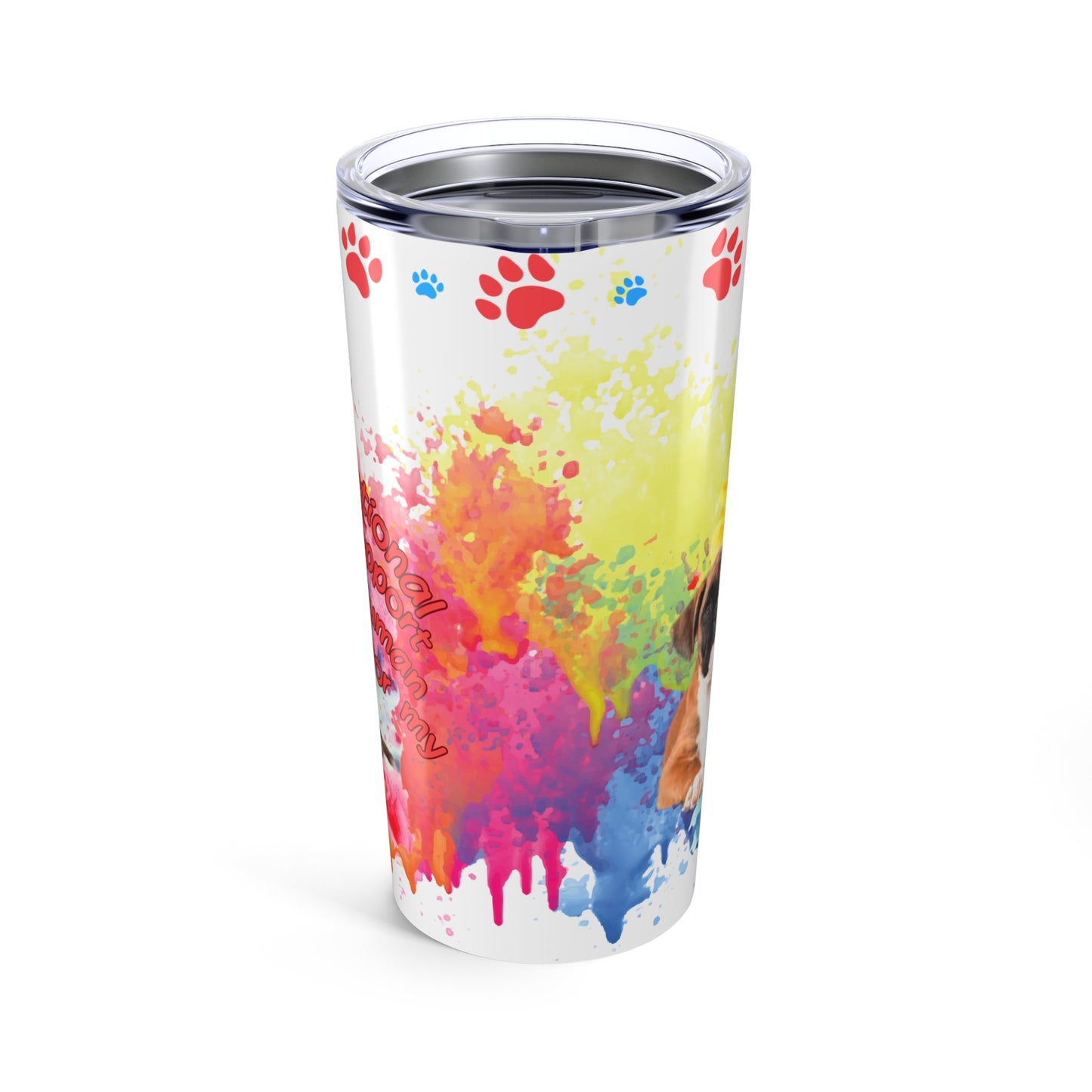 Emotional Support Human for my boxer Coffee Tumbler
