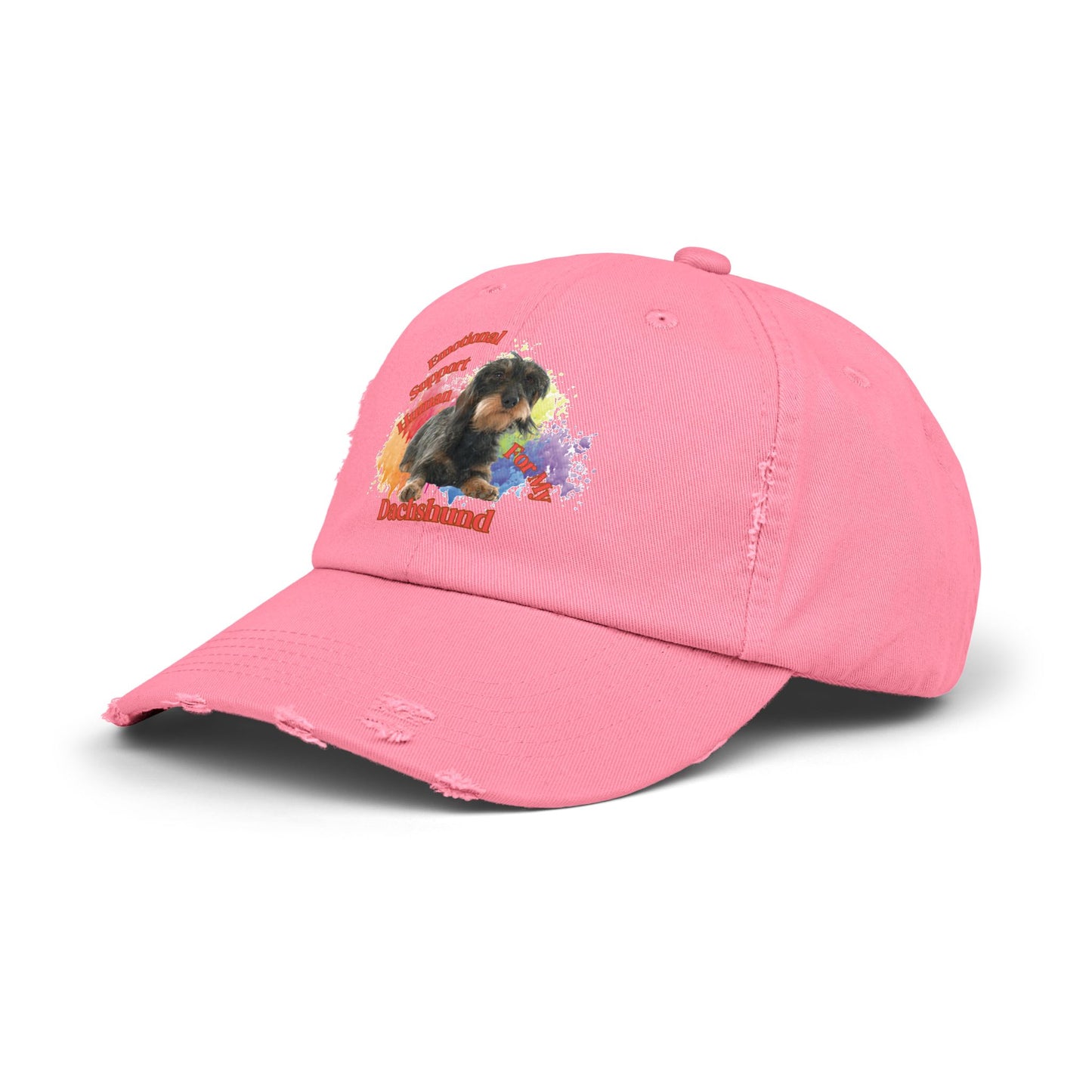 Emotional Support Human for my Dachshund wire haired hat