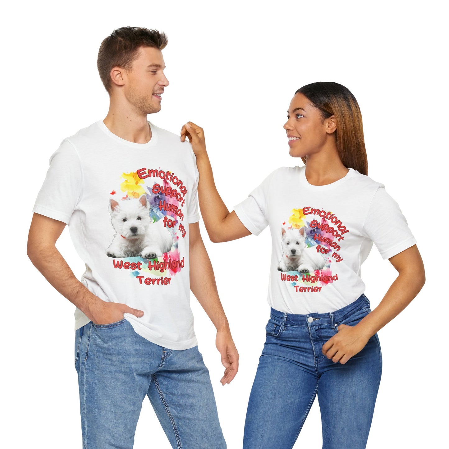 Emotional Support Human Westie Tee