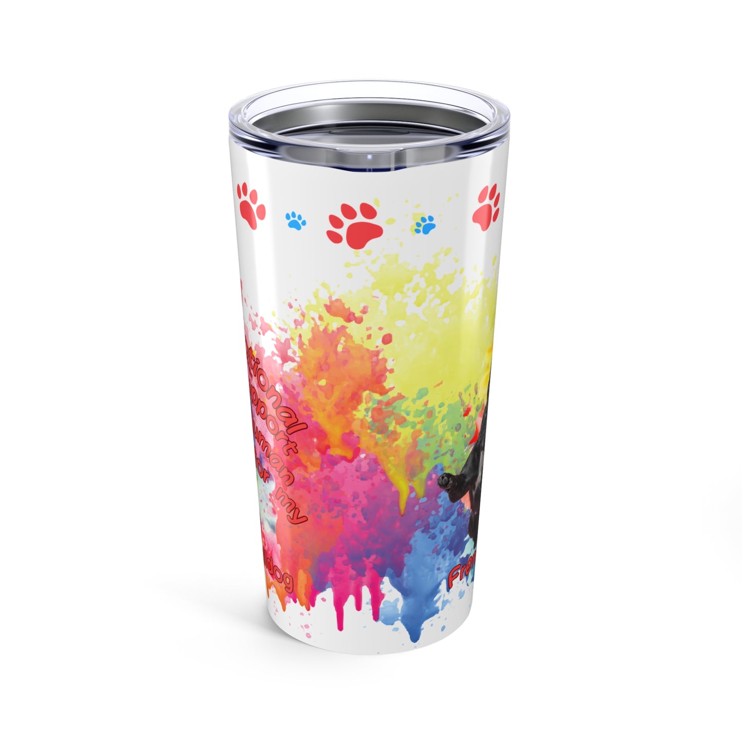 Emotional Support Human for my French Bulldog Coffee Tumbler