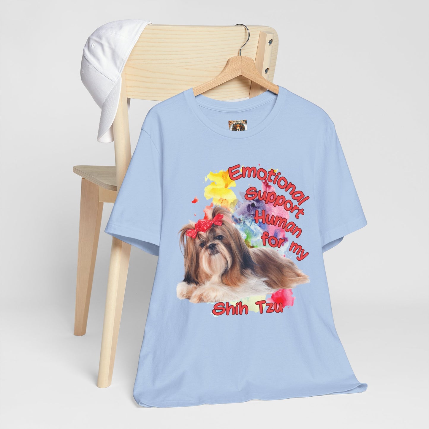 Emotional Support Human Shih Tzu Tee