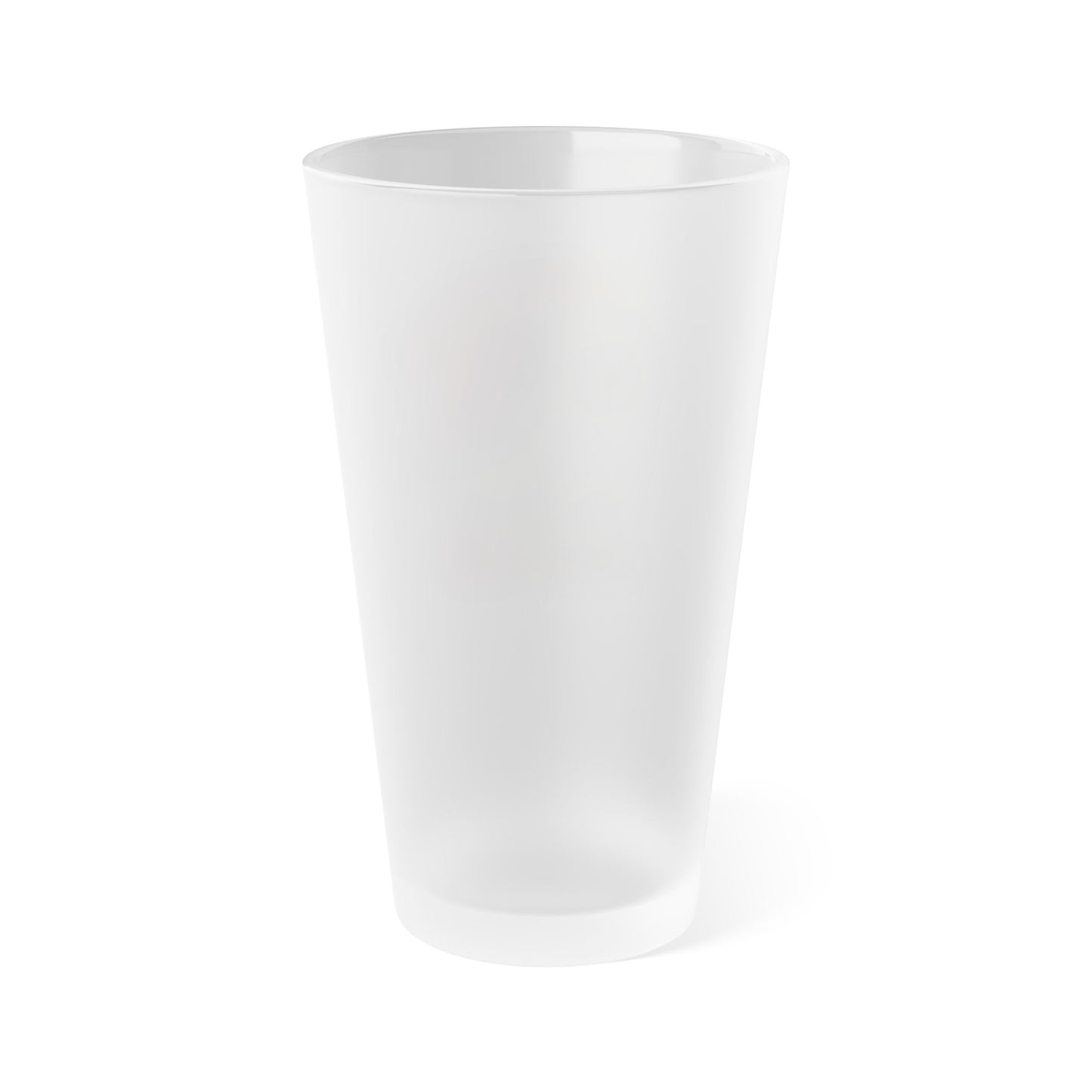 Emotional Support Human for my Bichon Frise Frosted Pint Glass