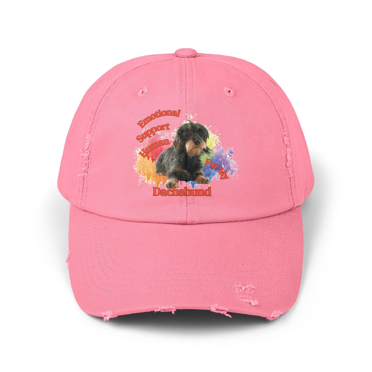 Emotional Support Human for my Dachshund wire haired hat