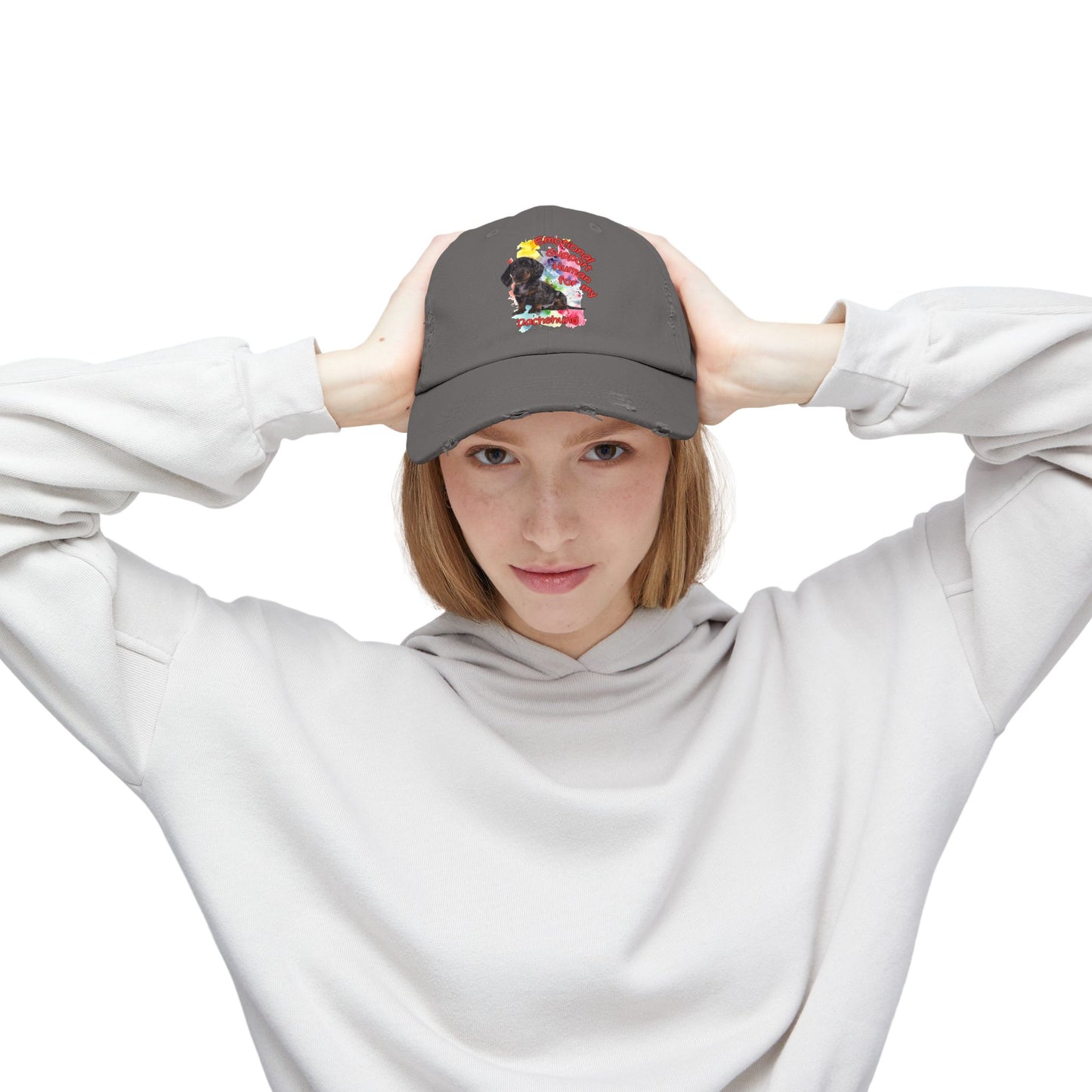 Emotional Support Human for my Dachshund Sooth Hair Hat