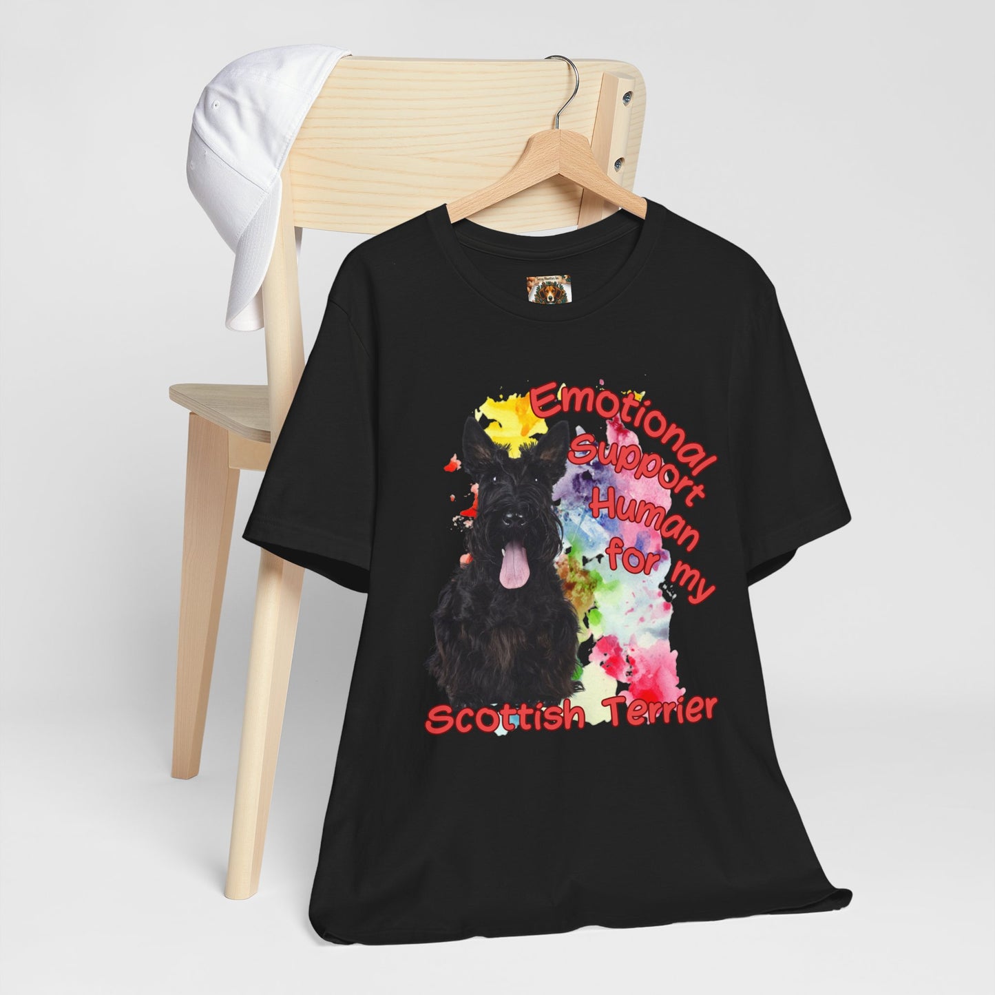 Emotional Support Human for Scottish Terrier Lovers tee