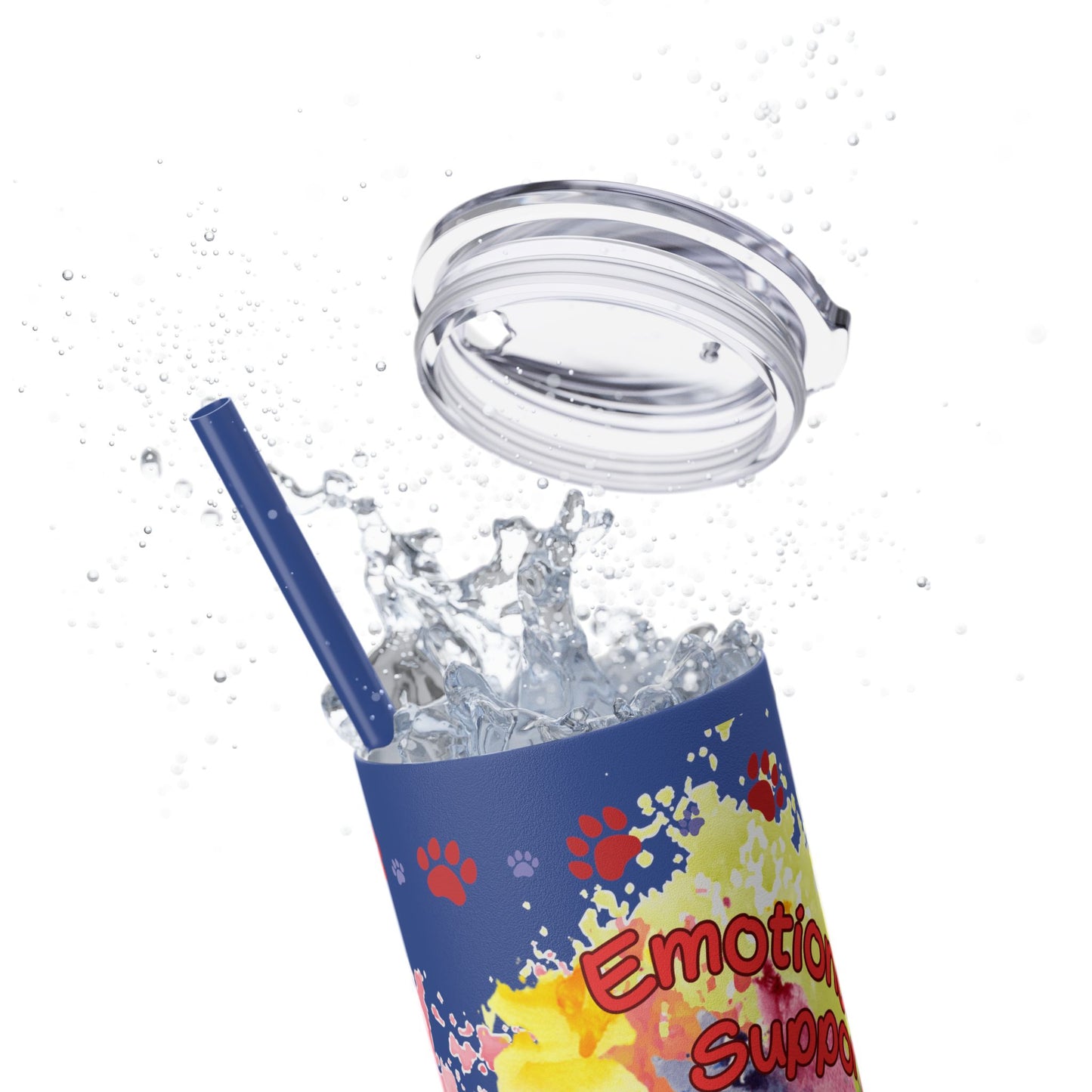 Emotional Support Human for my Dachshund Smooth Hair Skinny Tumbler
