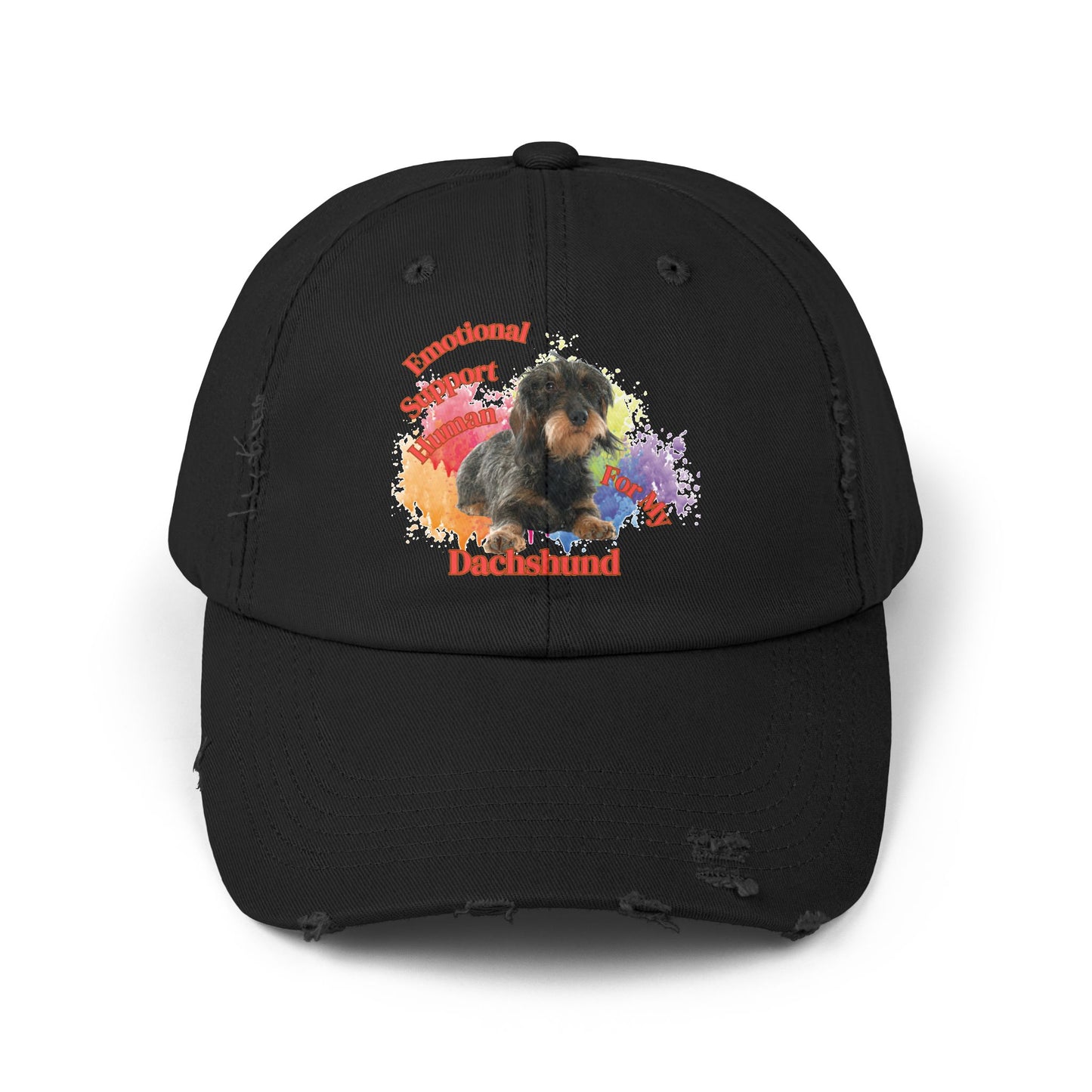 Emotional Support Human for my Dachshund wire haired hat