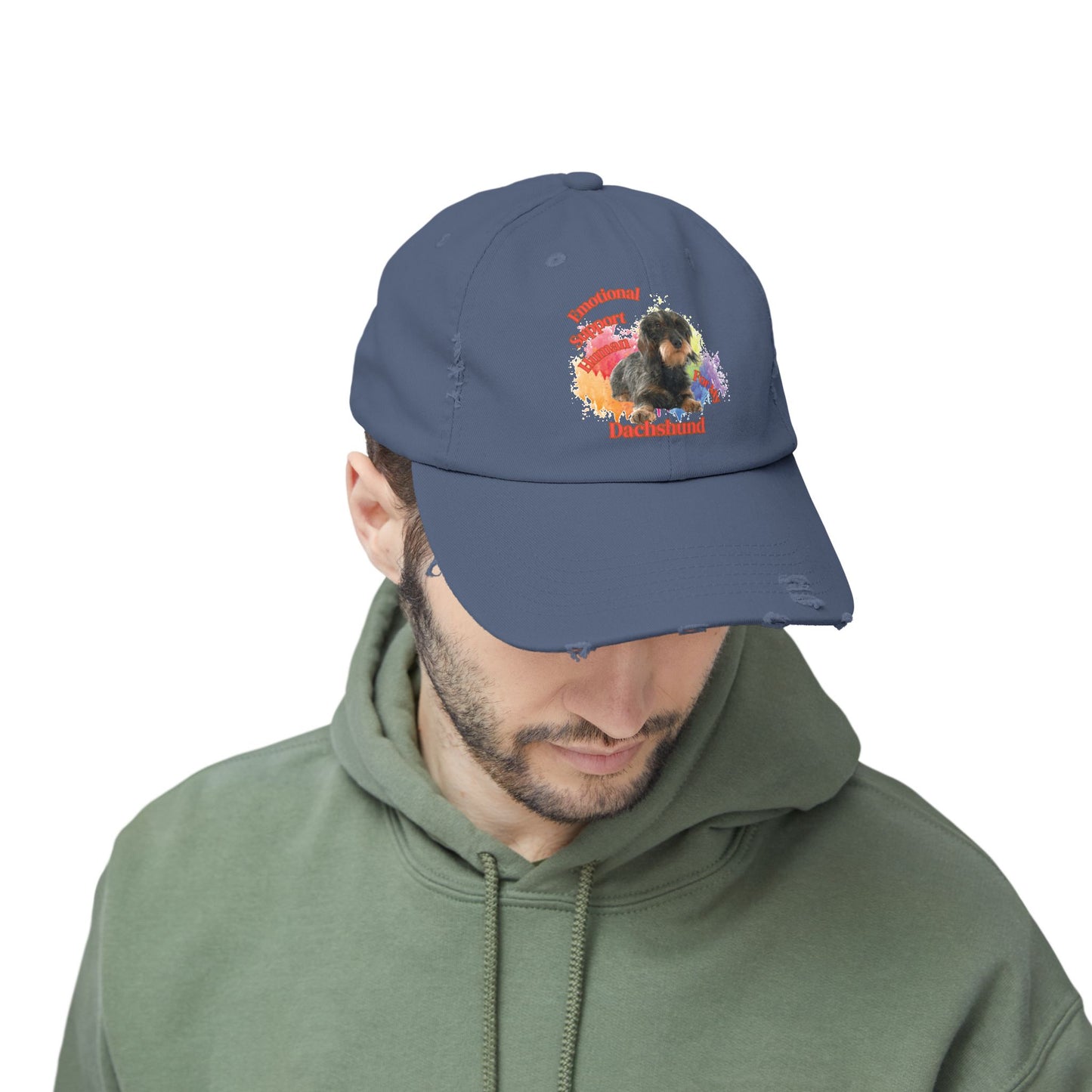 Emotional Support Human for my Dachshund wire haired hat