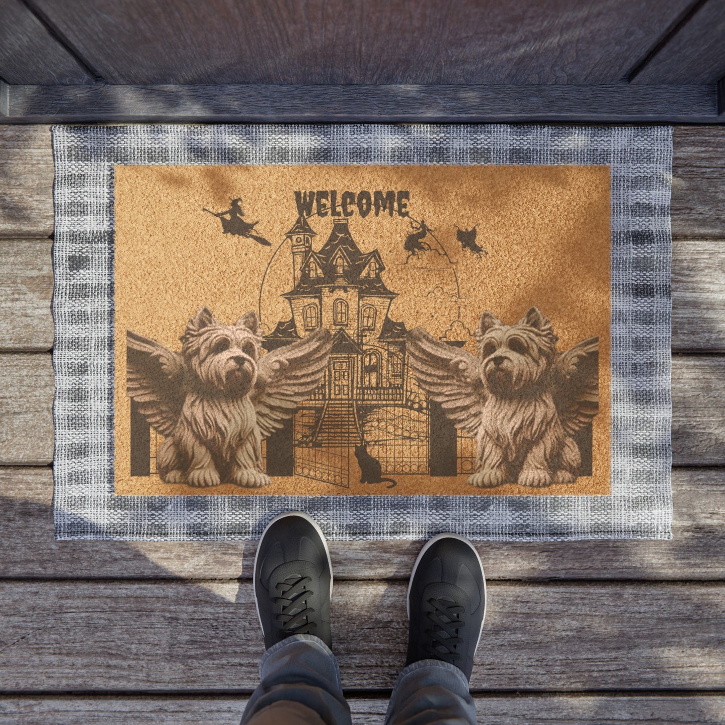 Westie Gargoyle Doormat