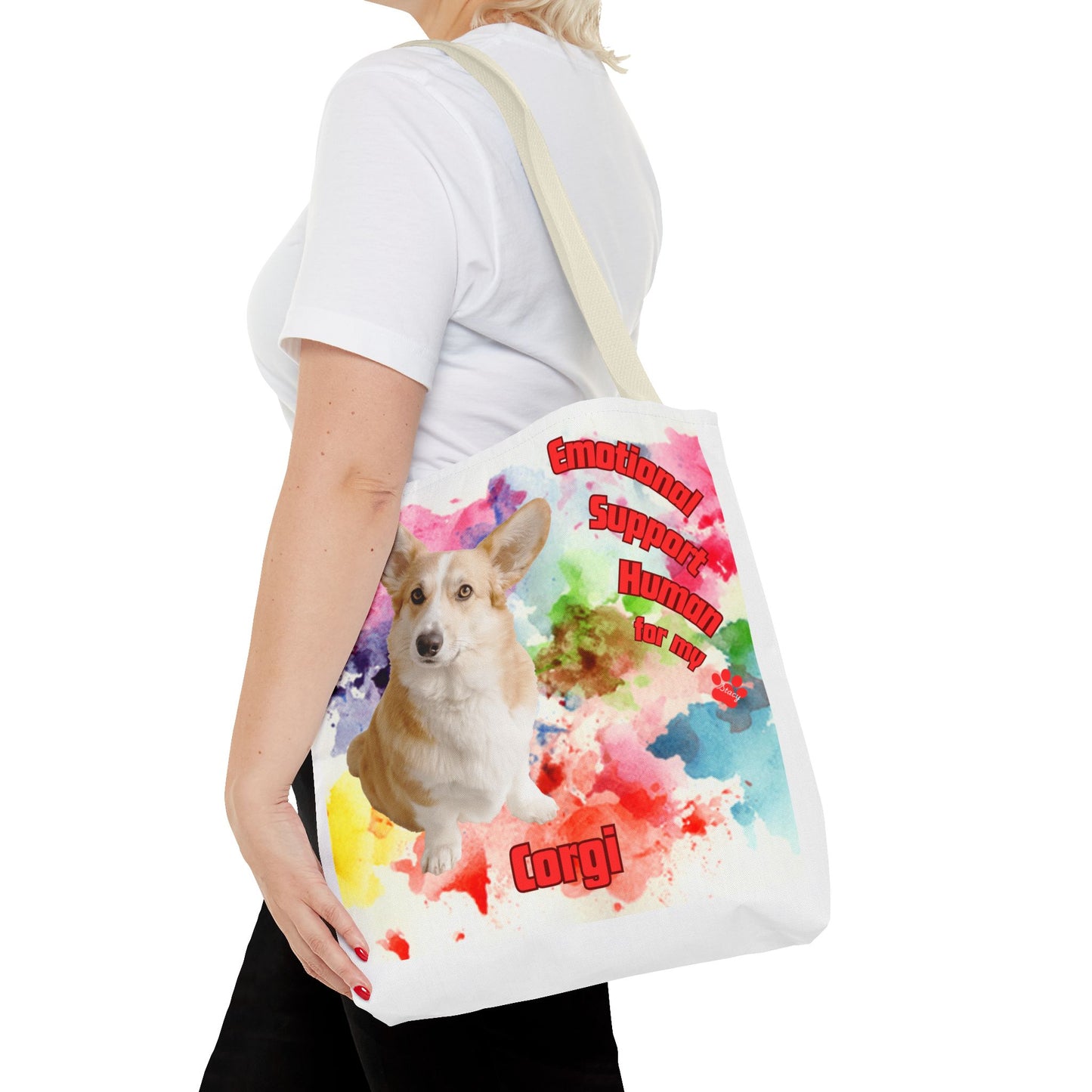 Emotional Support Human for my Corgi Tote bag