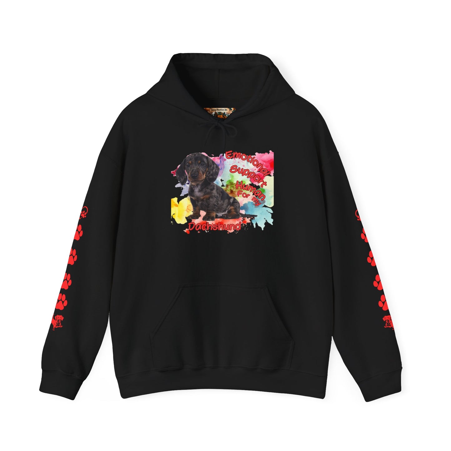 Emotional Support Human for my Dachshund Smooth hair Hoodie