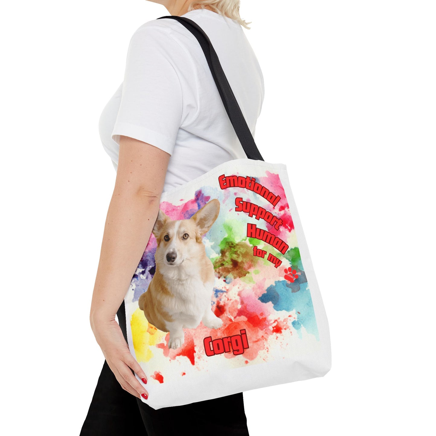 Emotional Support Human for my Corgi Tote bag