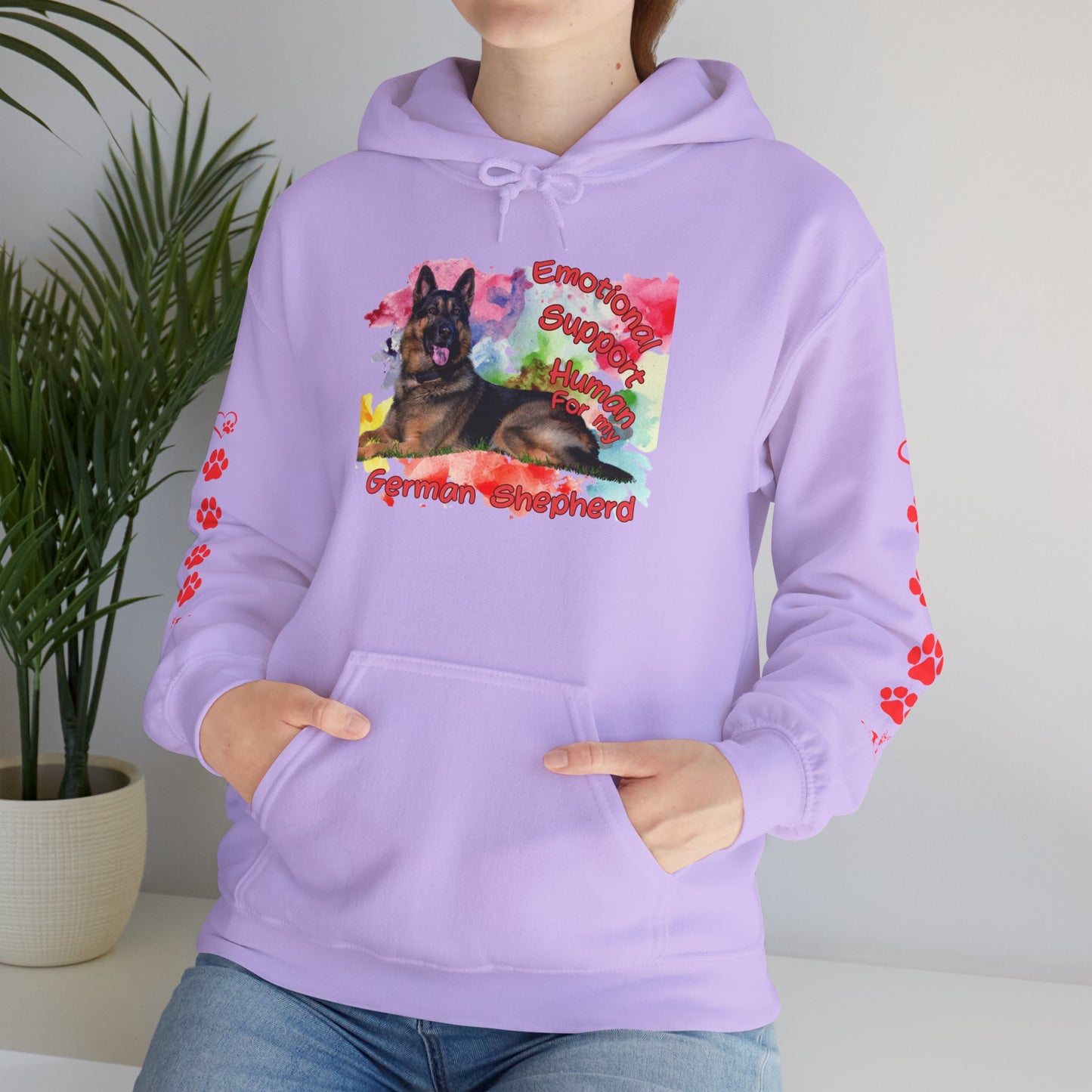 Emotional Support Human for my German Shepherd Hoodie