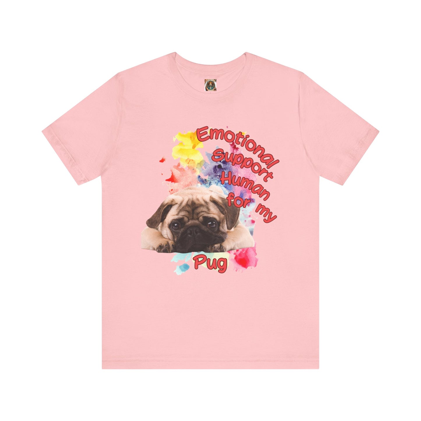 Emotional Support Human Pug Tee