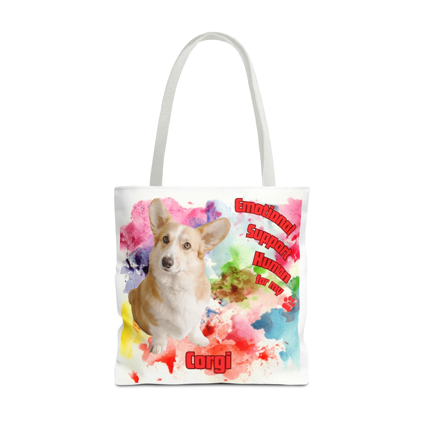 Emotional Support Human for my Corgi Tote bag