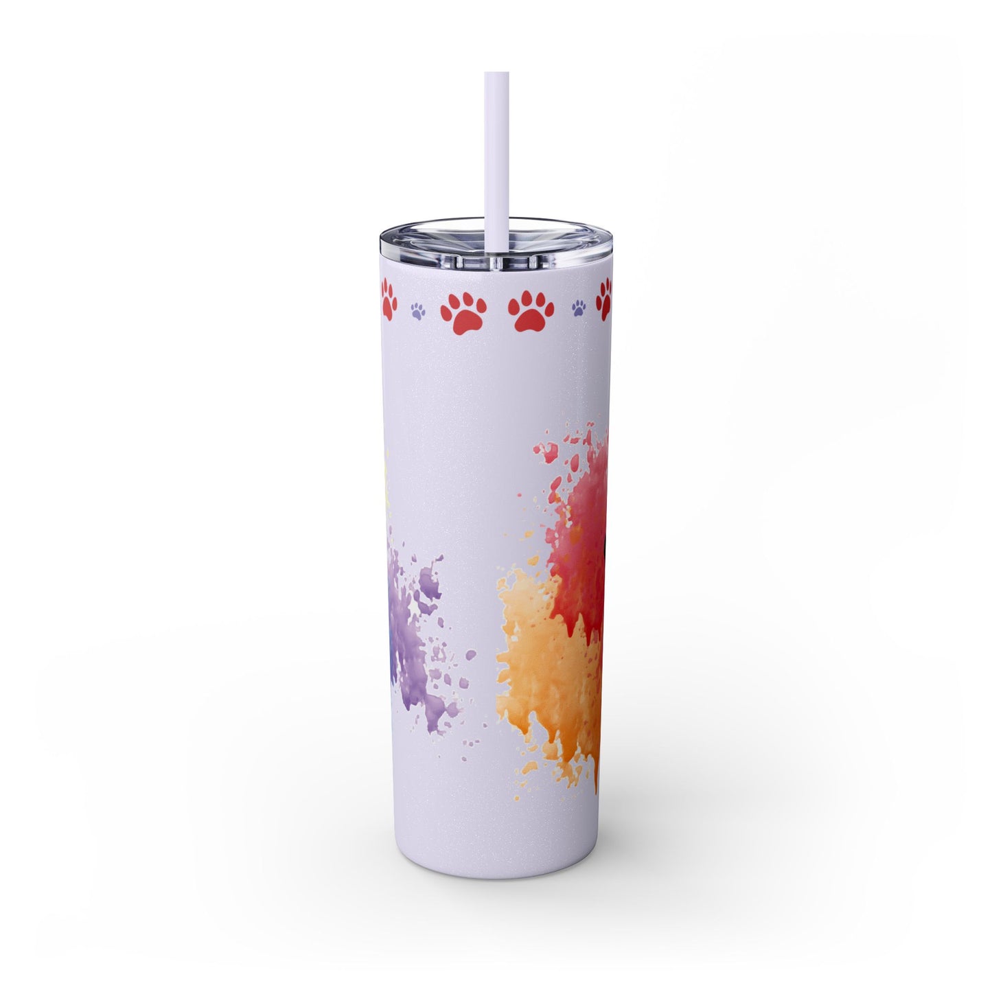 Emotional Support Human for French Bulldog Skinny Tumbler