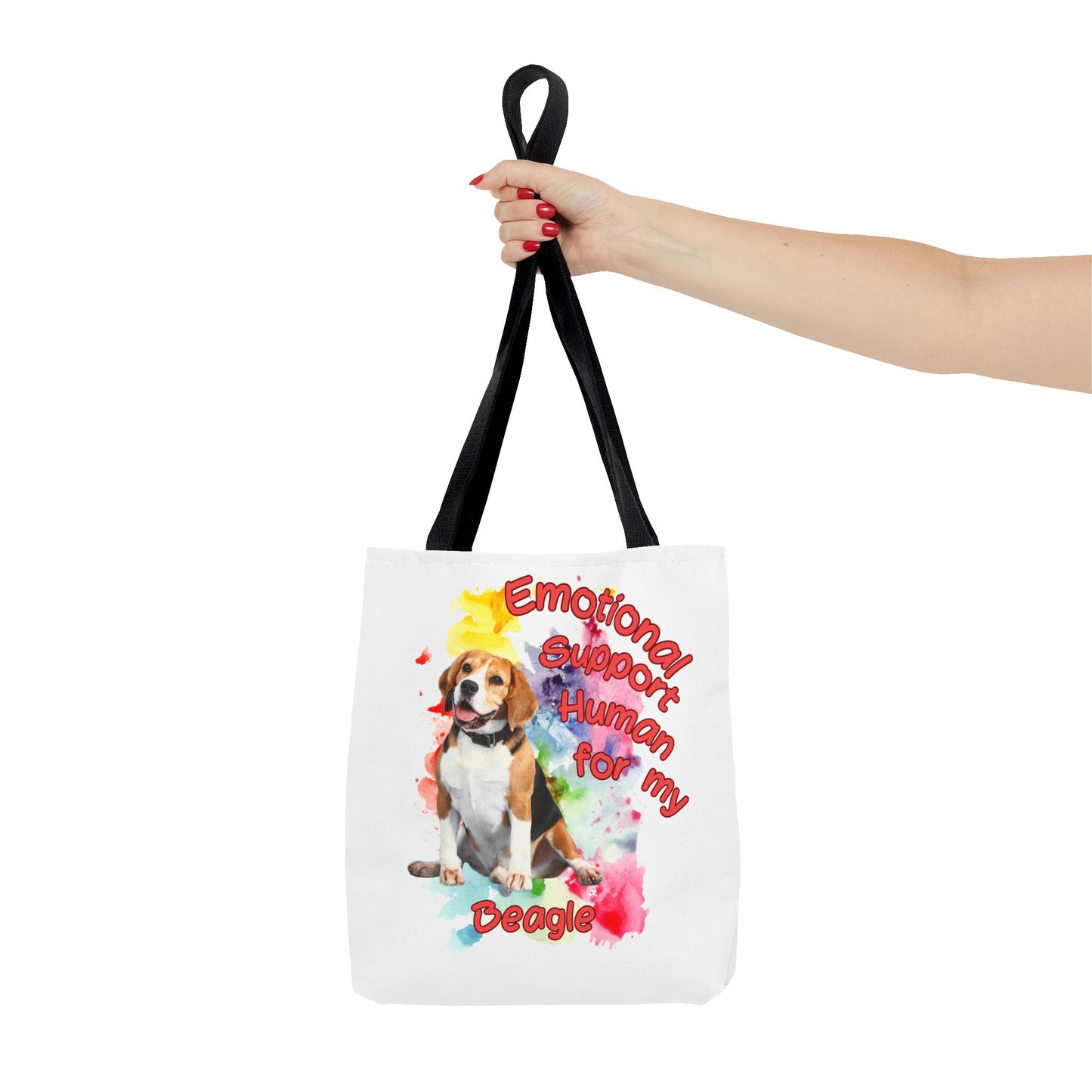 Emotional Support Human for my Beagle Tote Bag