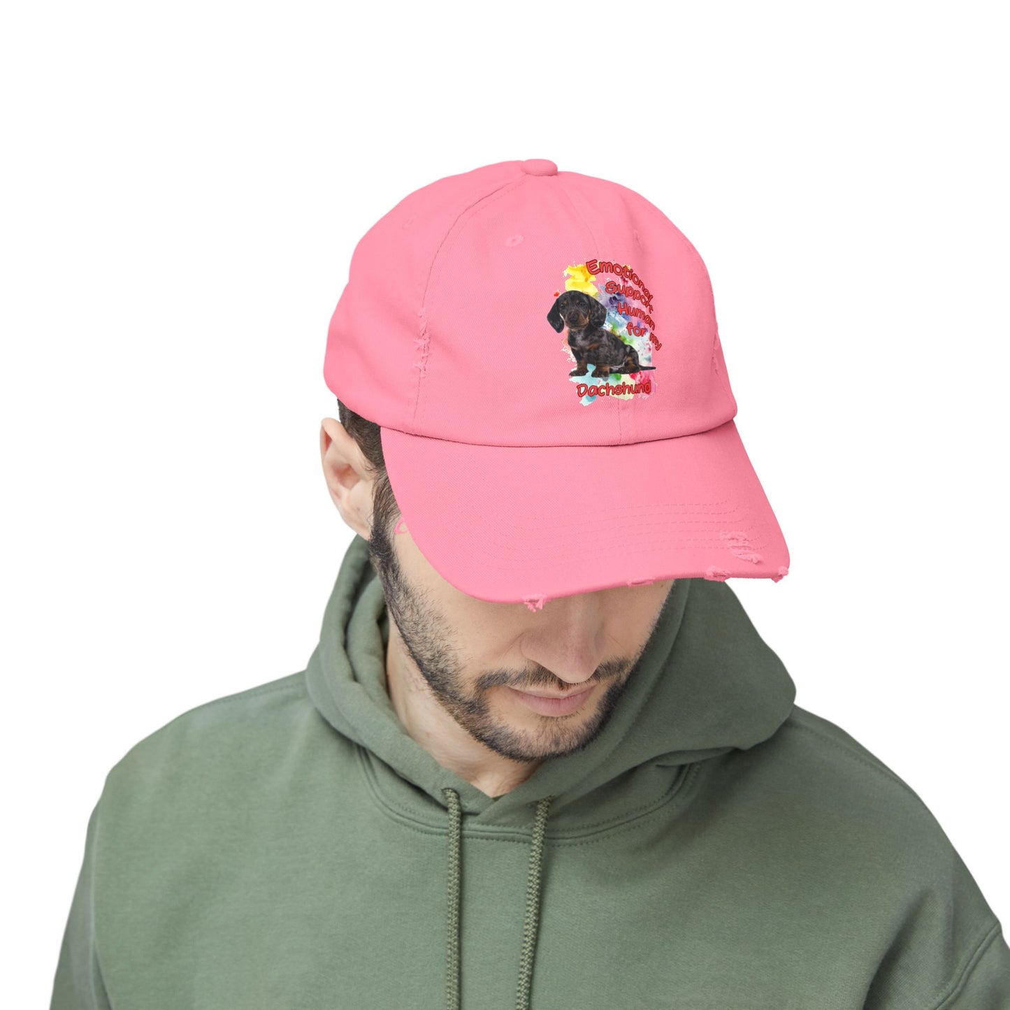 Emotional Support Human for my Dachshund Sooth Hair Hat