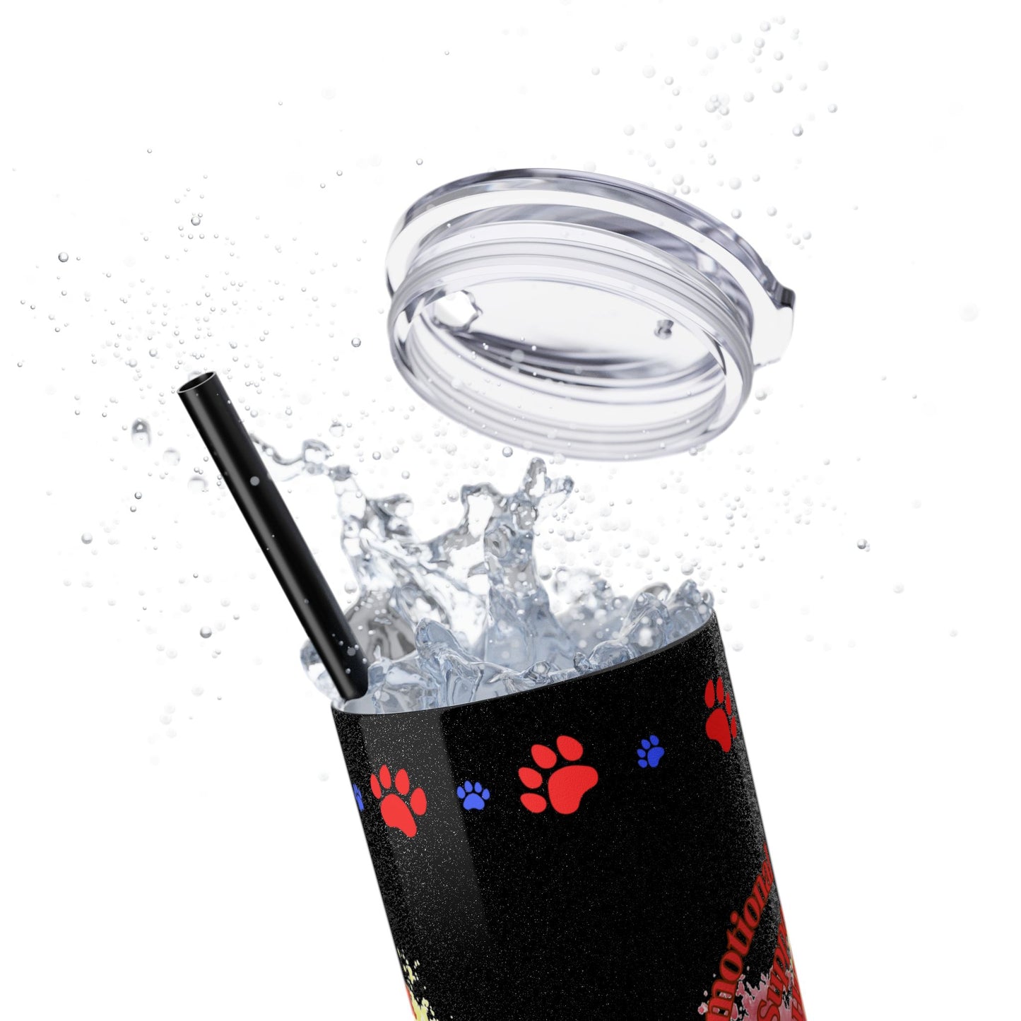 Emotional Support Human for my Dachshund, wire haired, Skinny Tumbler