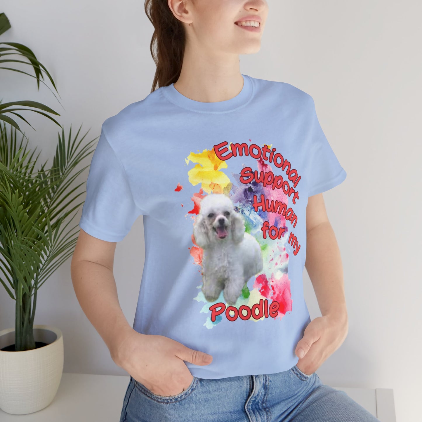 Emotional Support Human Toy Poodle Tee