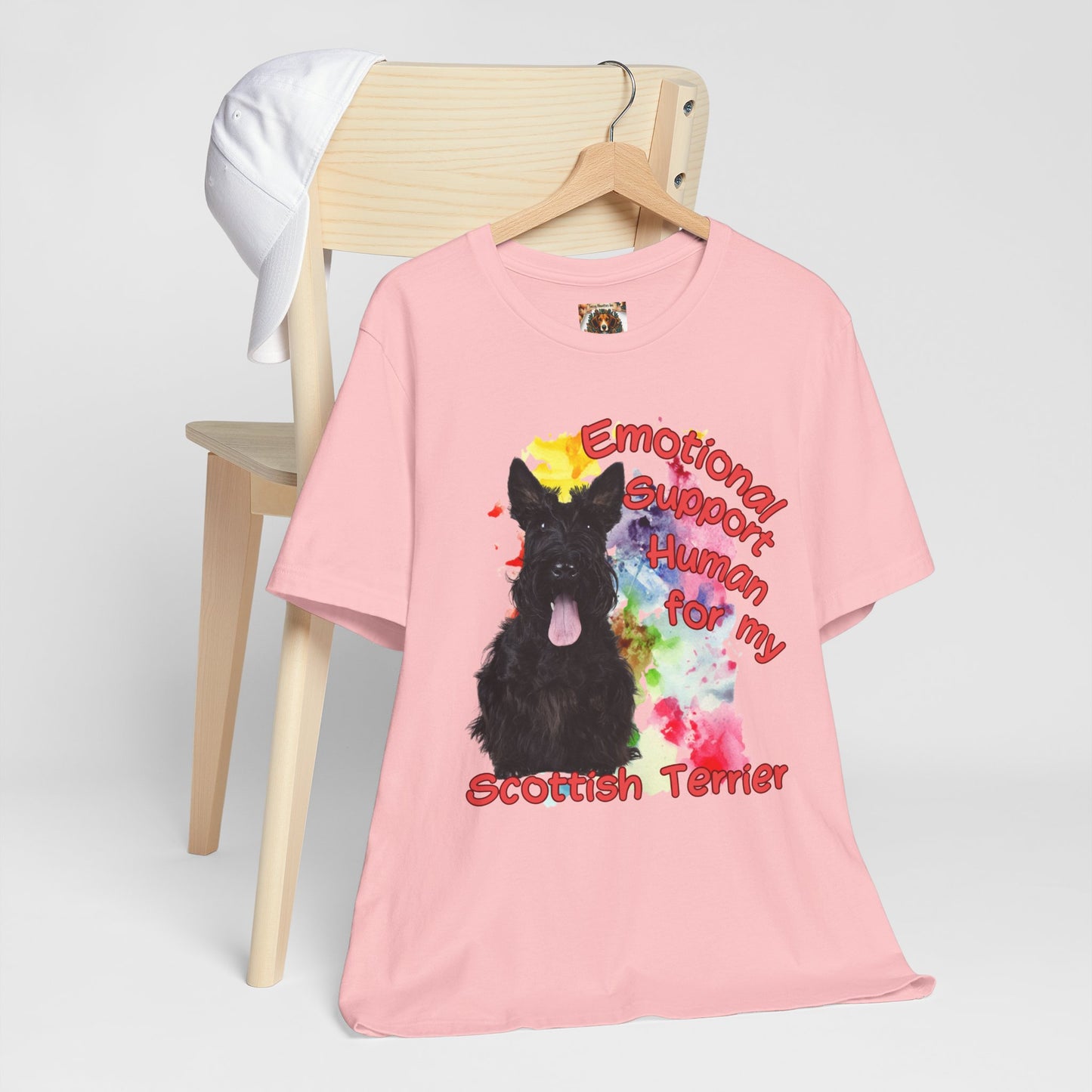 Emotional Support Human for Scottish Terrier Lovers tee