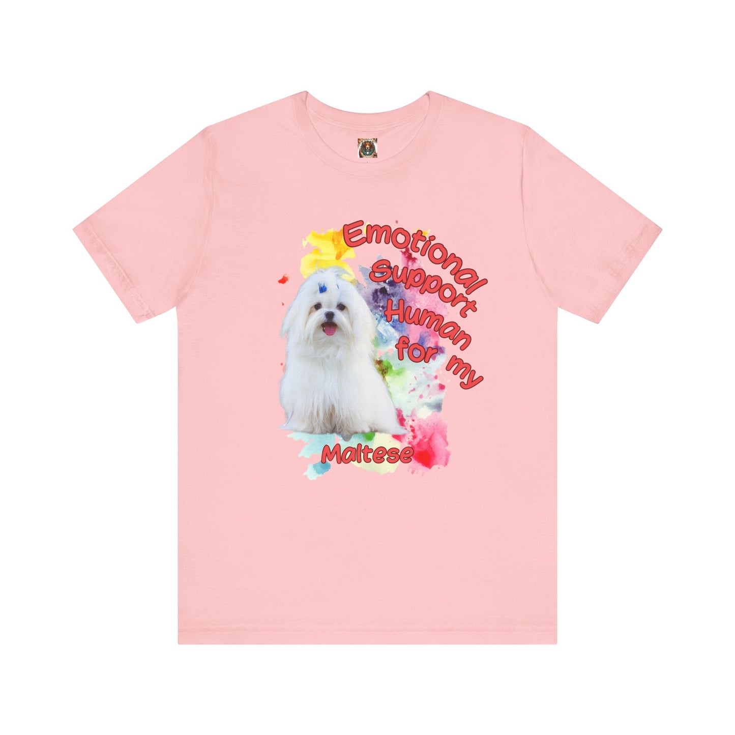 Emotional Support Human Maltese Tee