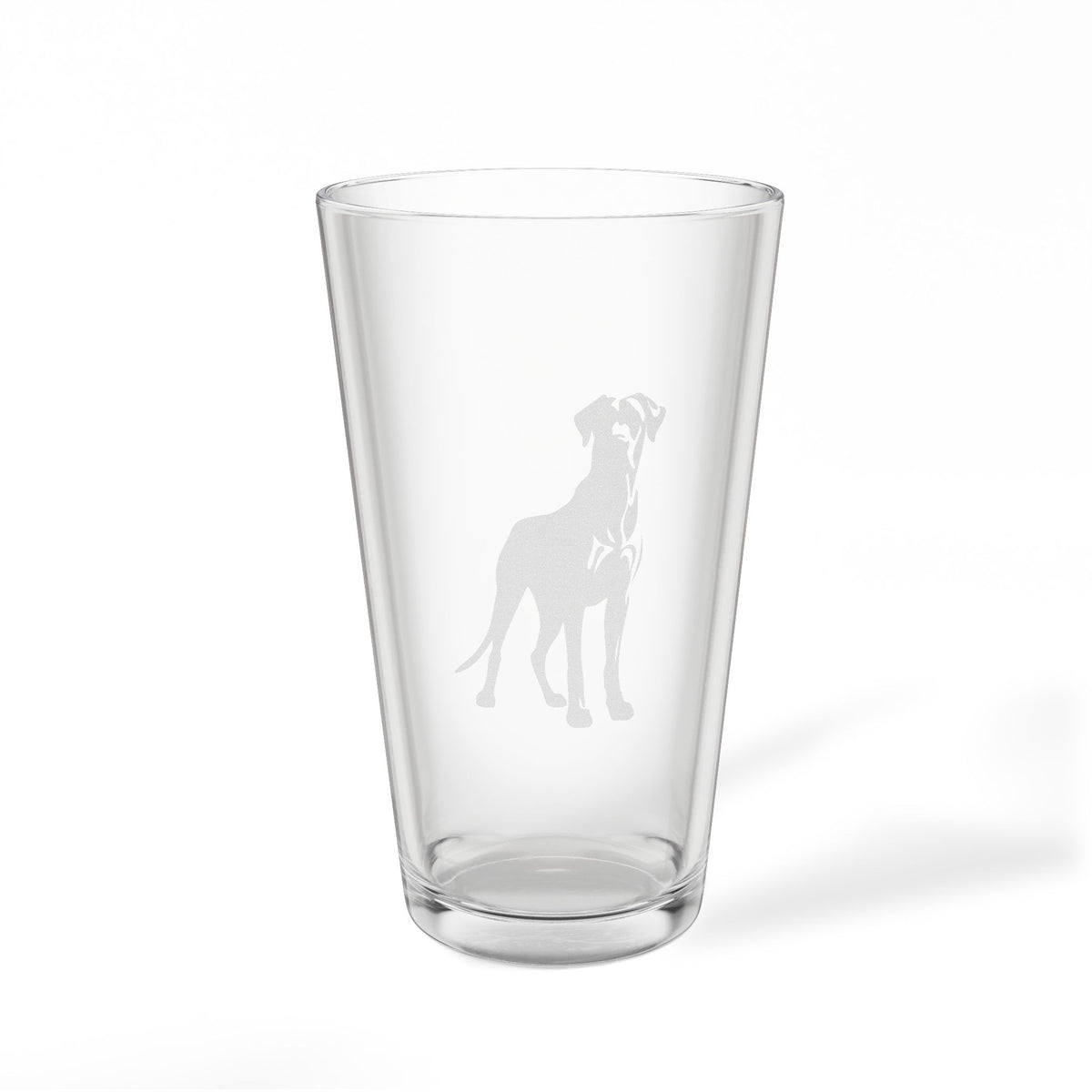 Great Dane Engraved Pint Glass