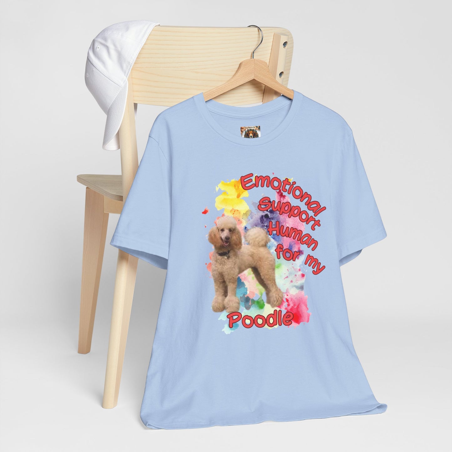 Emotional Support Human Standard Poodle Tee