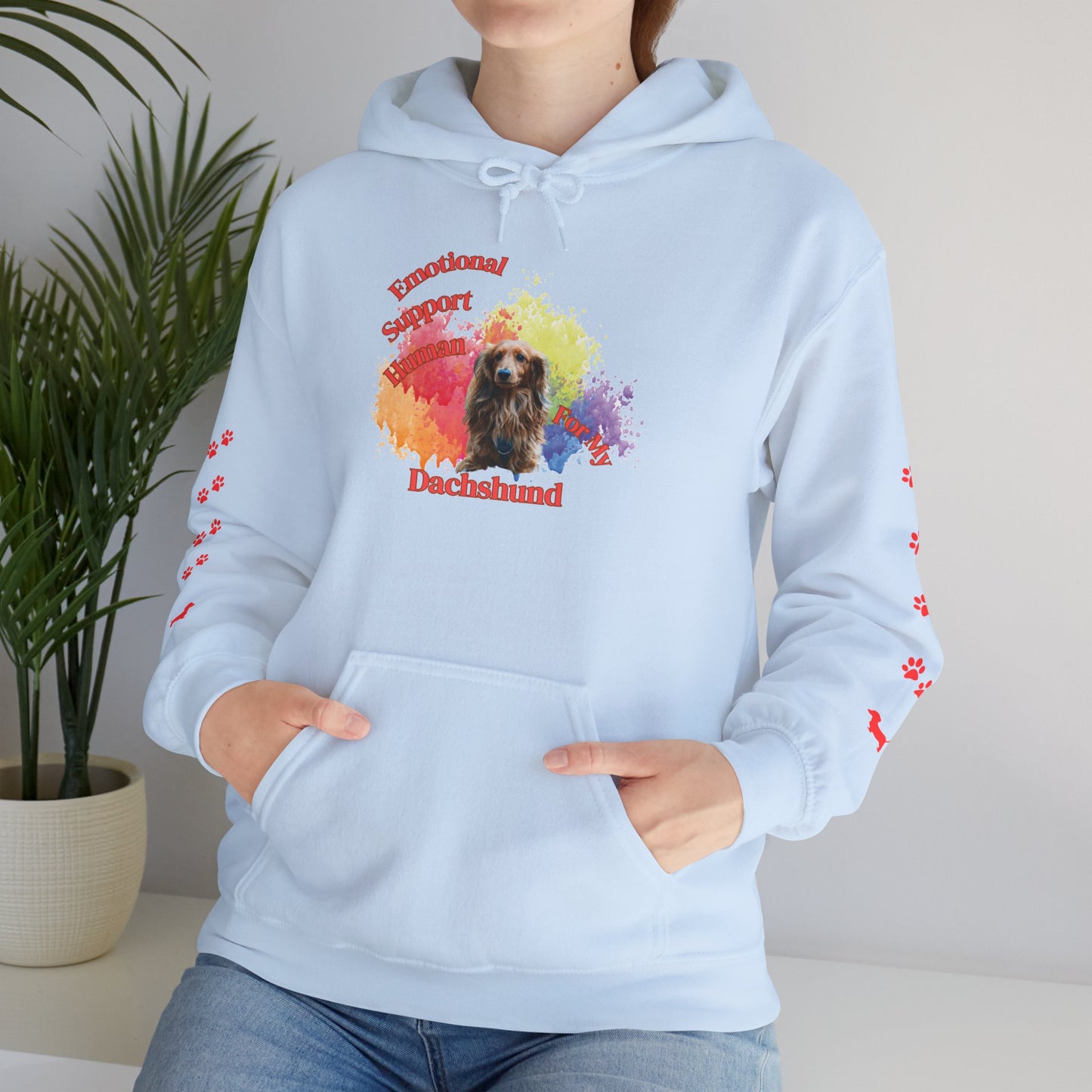 Emotional Support Human for my Dachshund Hoodie