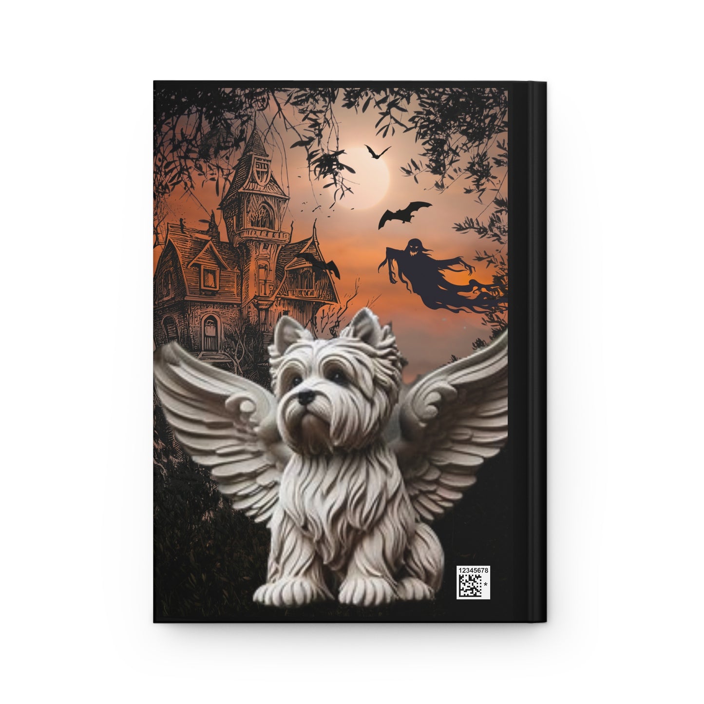 Westie Gargoyle Hardcover Journal Matte