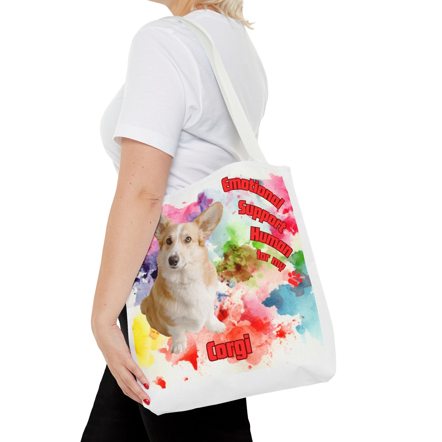 Emotional Support Human for my Corgi Tote bag