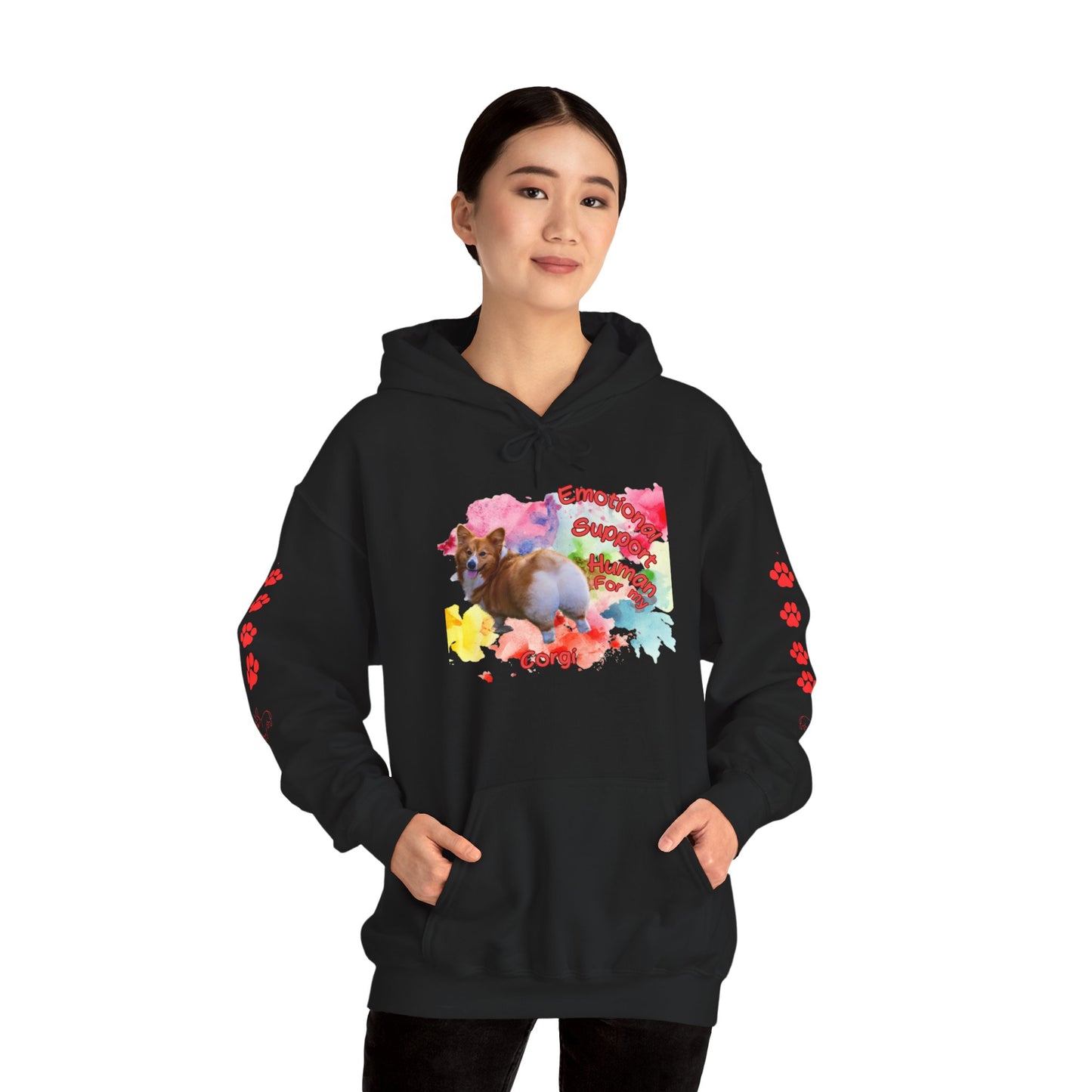 Emotional Support Human for my Corgi Hoodie