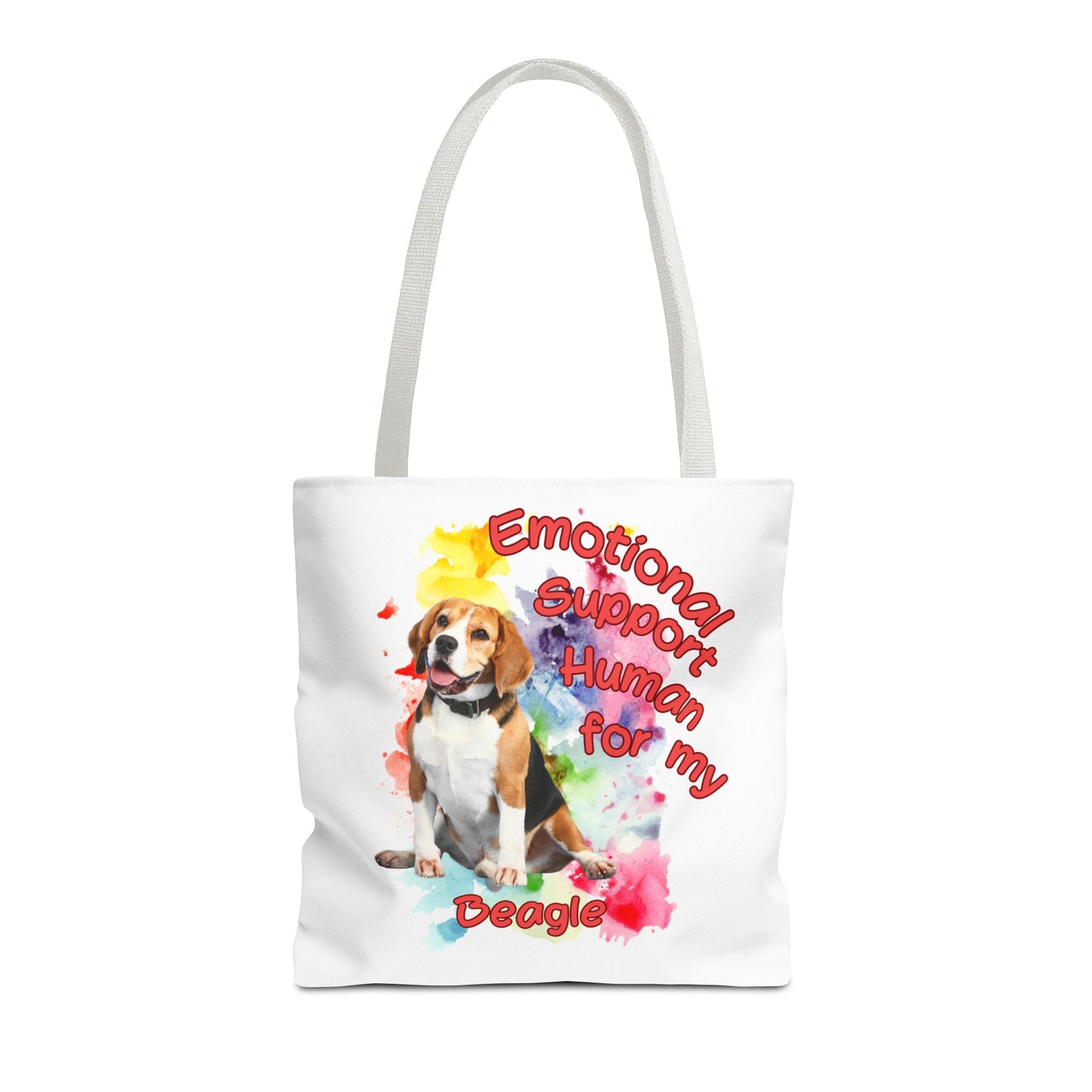 Emotional Support Human for my Beagle Tote Bag