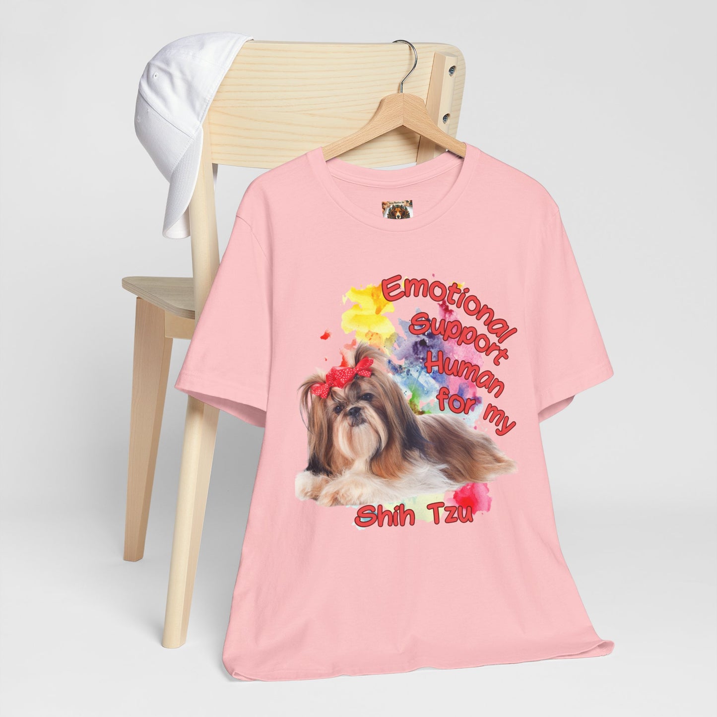 Emotional Support Human Shih Tzu Tee