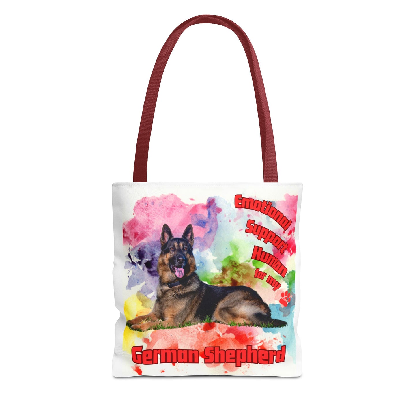 Emotional Support Human for my German Shepherd Totebag