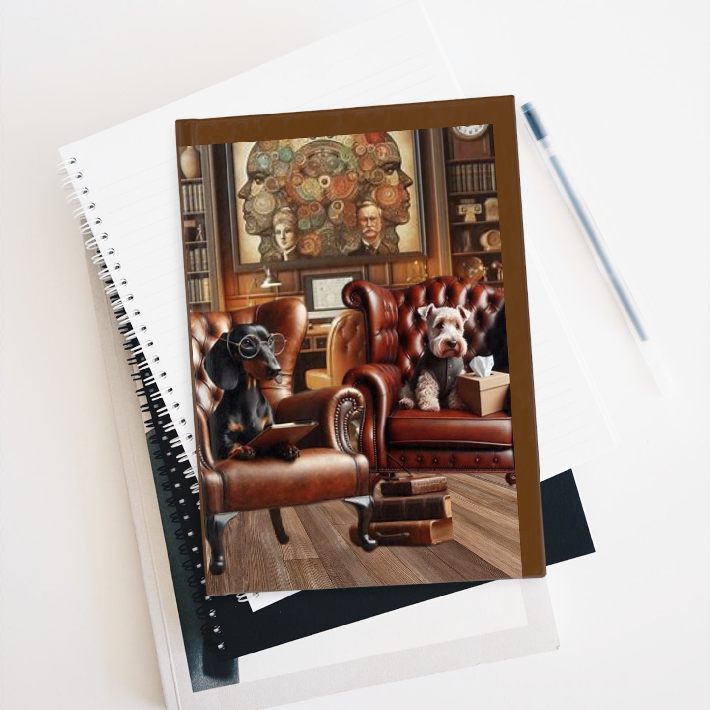 Whimsical Dog-Themed Journal for Pet Lovers - Sketch Book