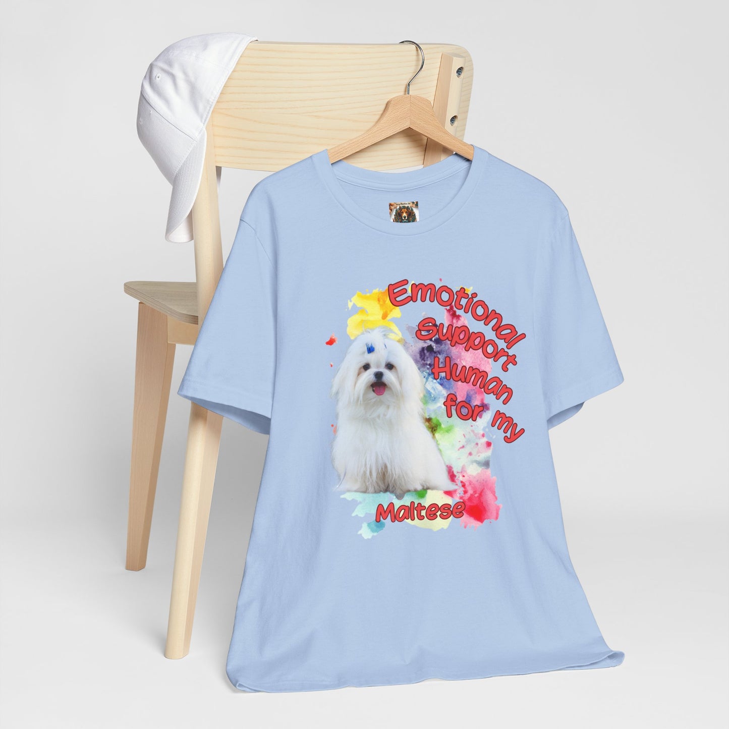 Emotional Support Human Maltese Tee