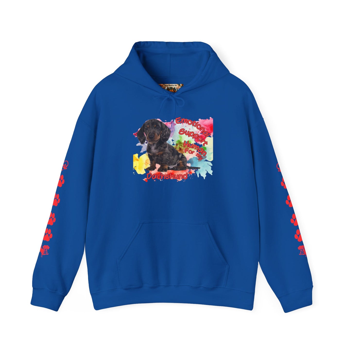 Emotional Support Human for my Dachshund Smooth hair Hoodie