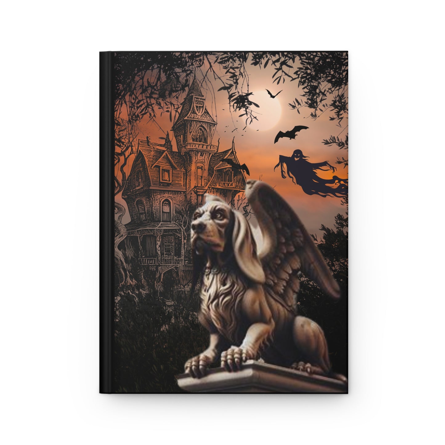 Dacshund Gargoyle Hardcover Journal