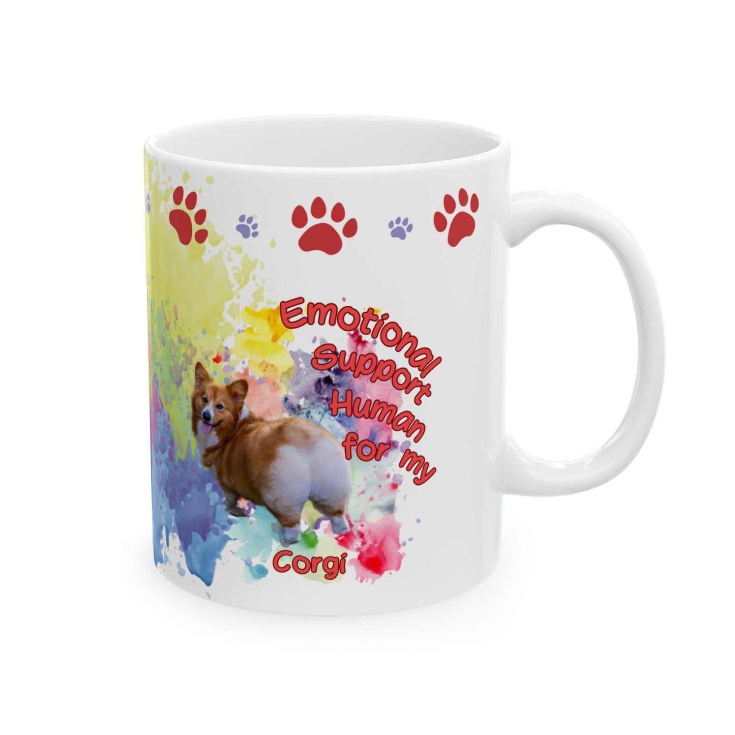 Emotional Support Human for my Corgi Coffee mug