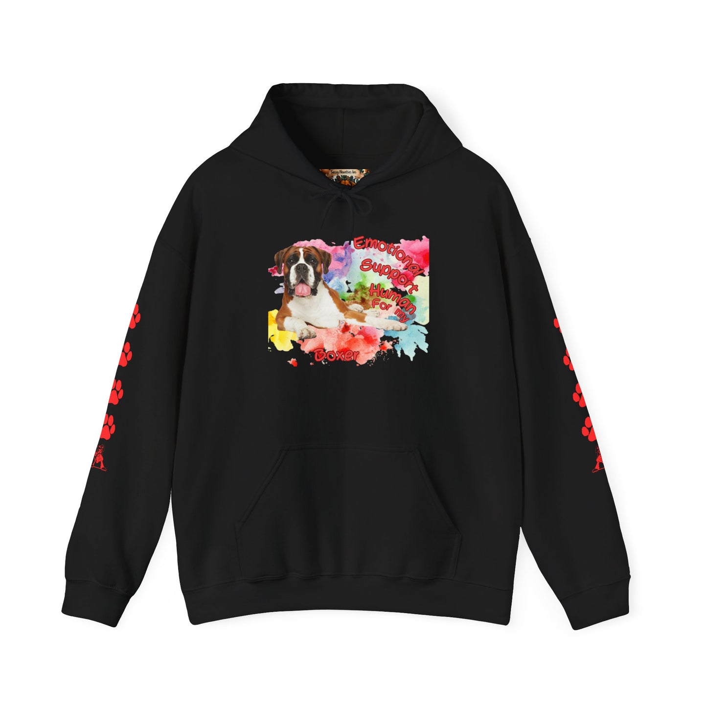 Emotional Support Human for my Boxer Hoodie
