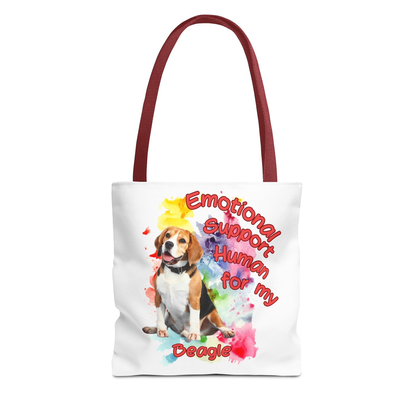 Emotional Support Human for my Beagle Tote Bag