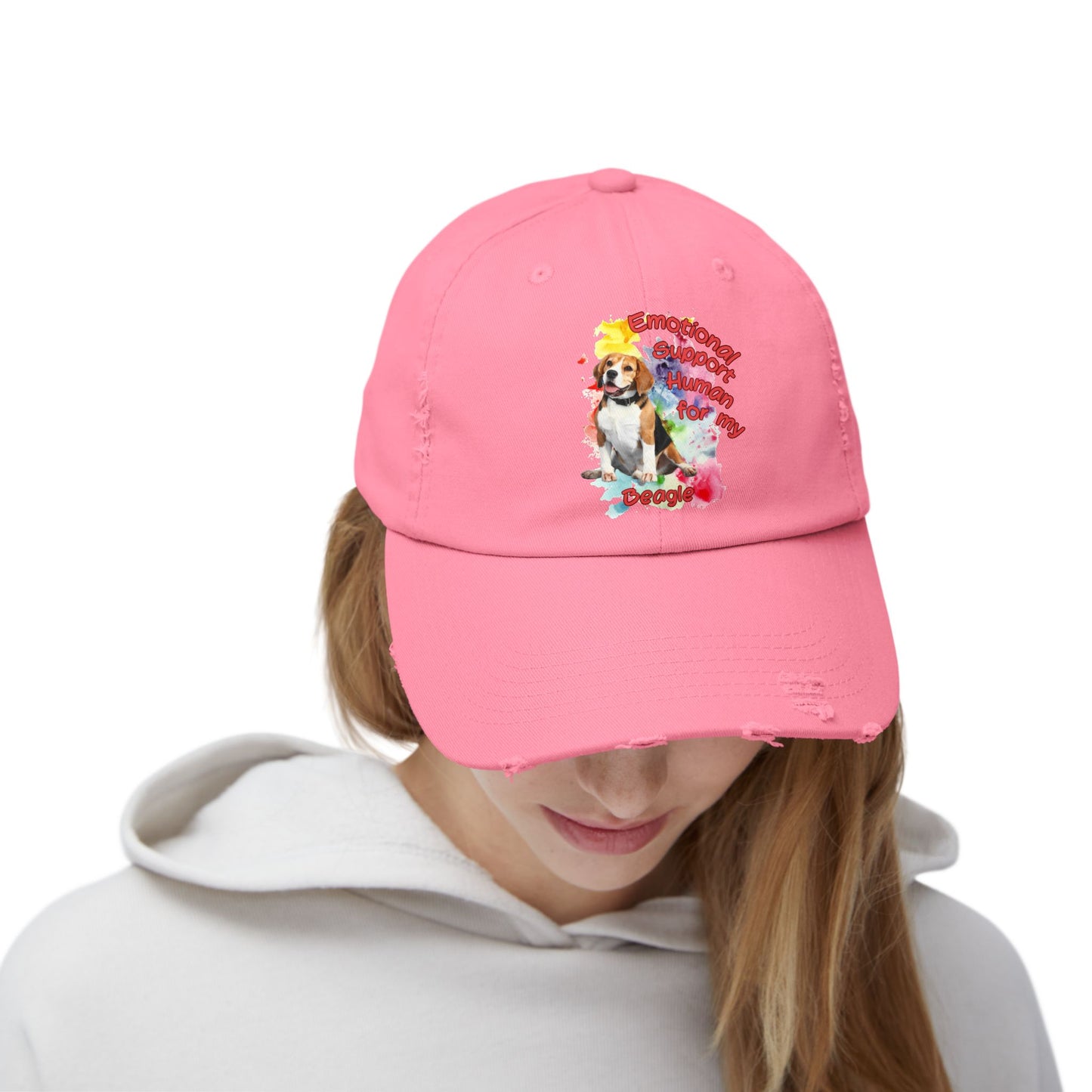 Emotional Support Human for my Beagle Hat