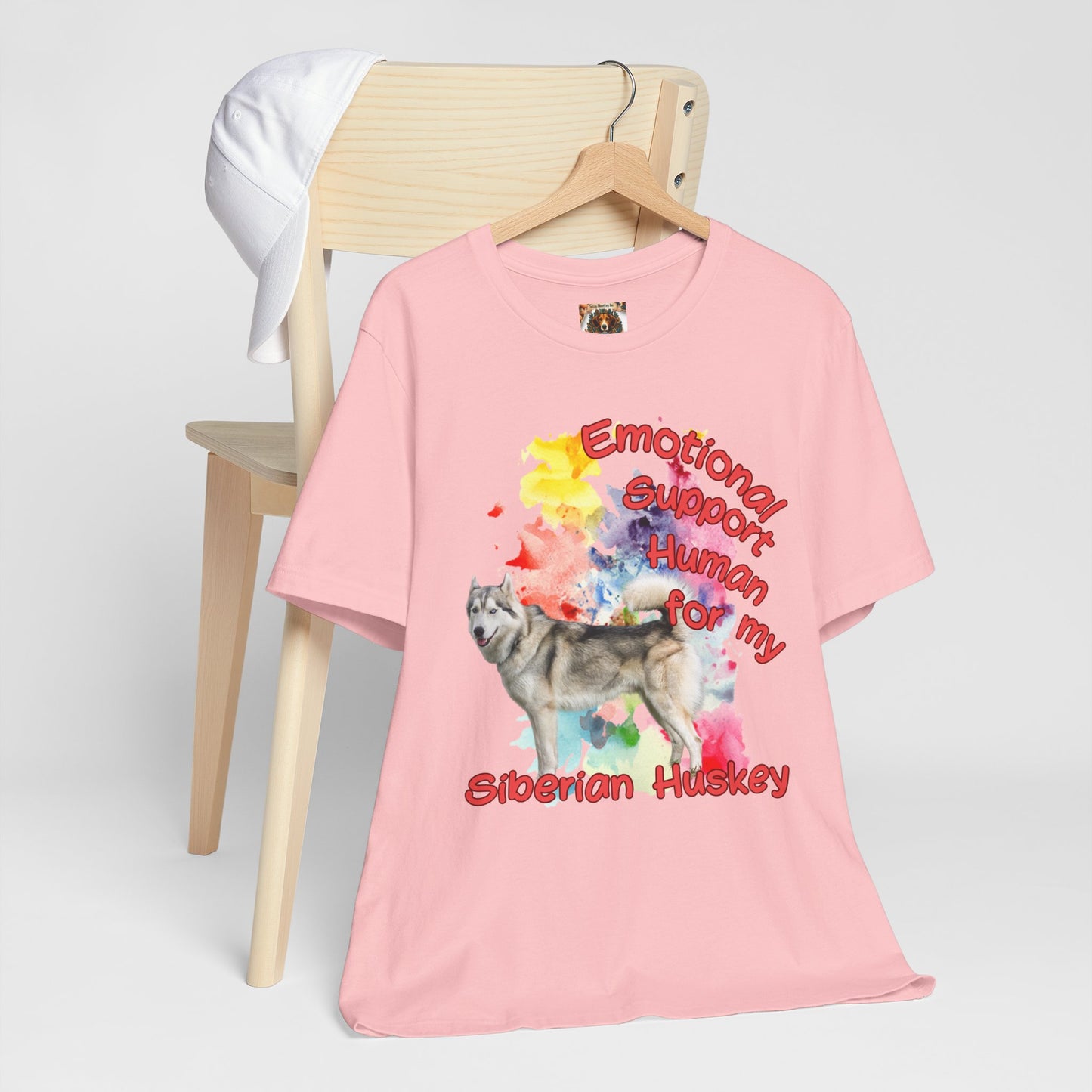 Emotional Support Human Siberian Husky Tee