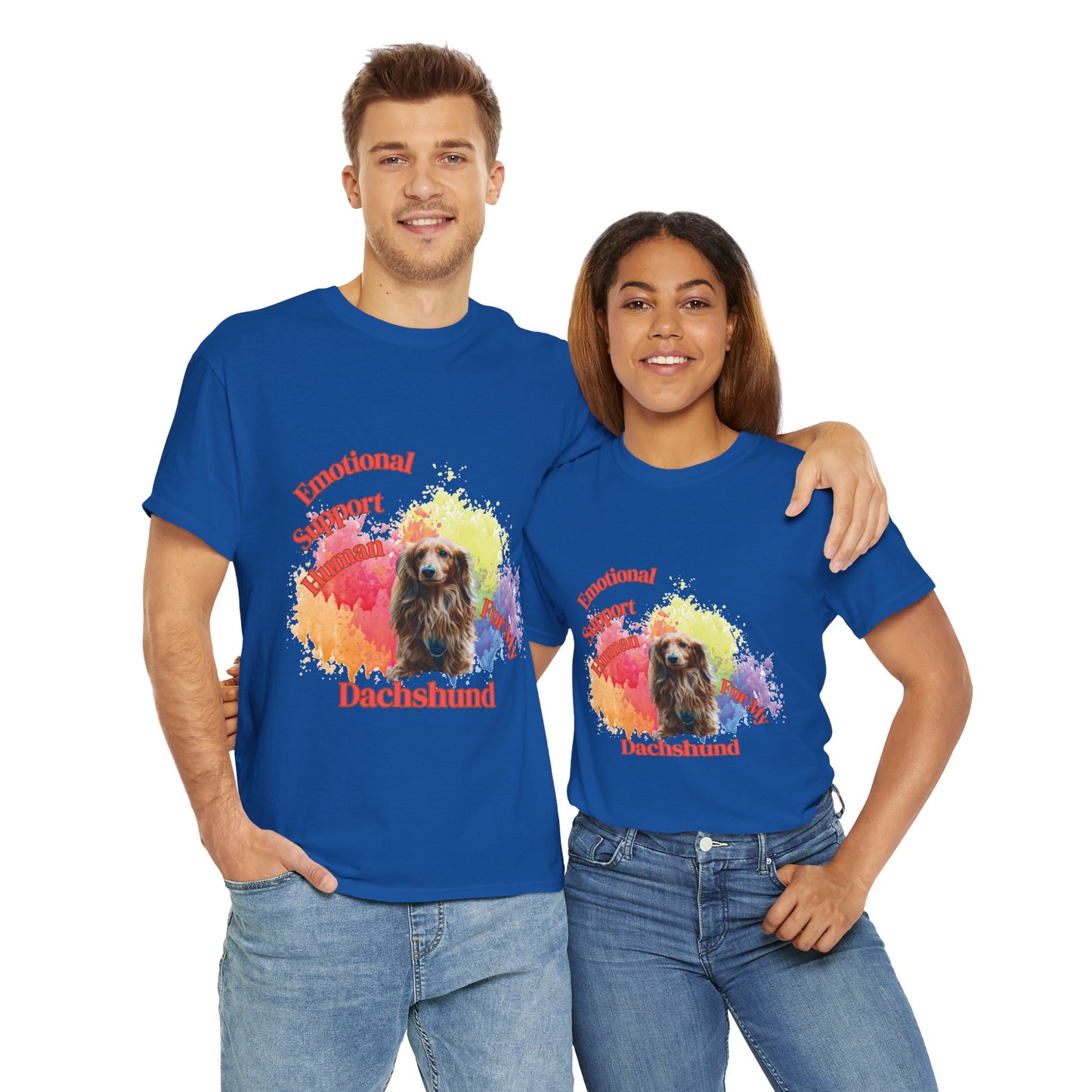 Emotional Support Human for my Dachshund T-shirt