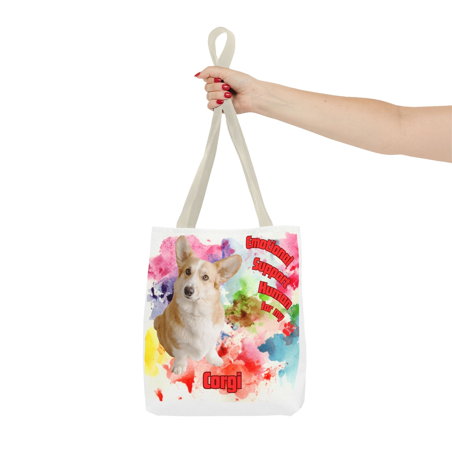 Emotional Support Human for my Corgi Tote bag