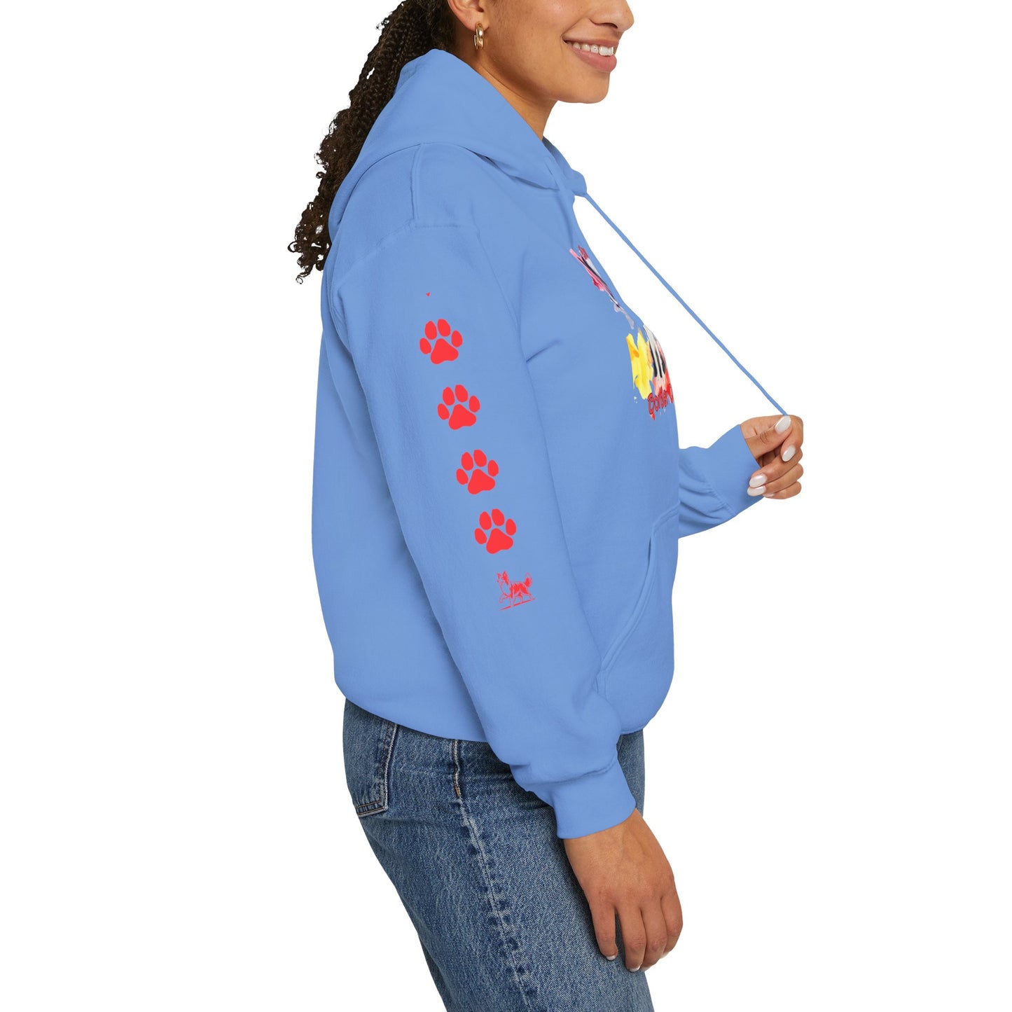 Emotional Support Human for my Border Collie Hoodie